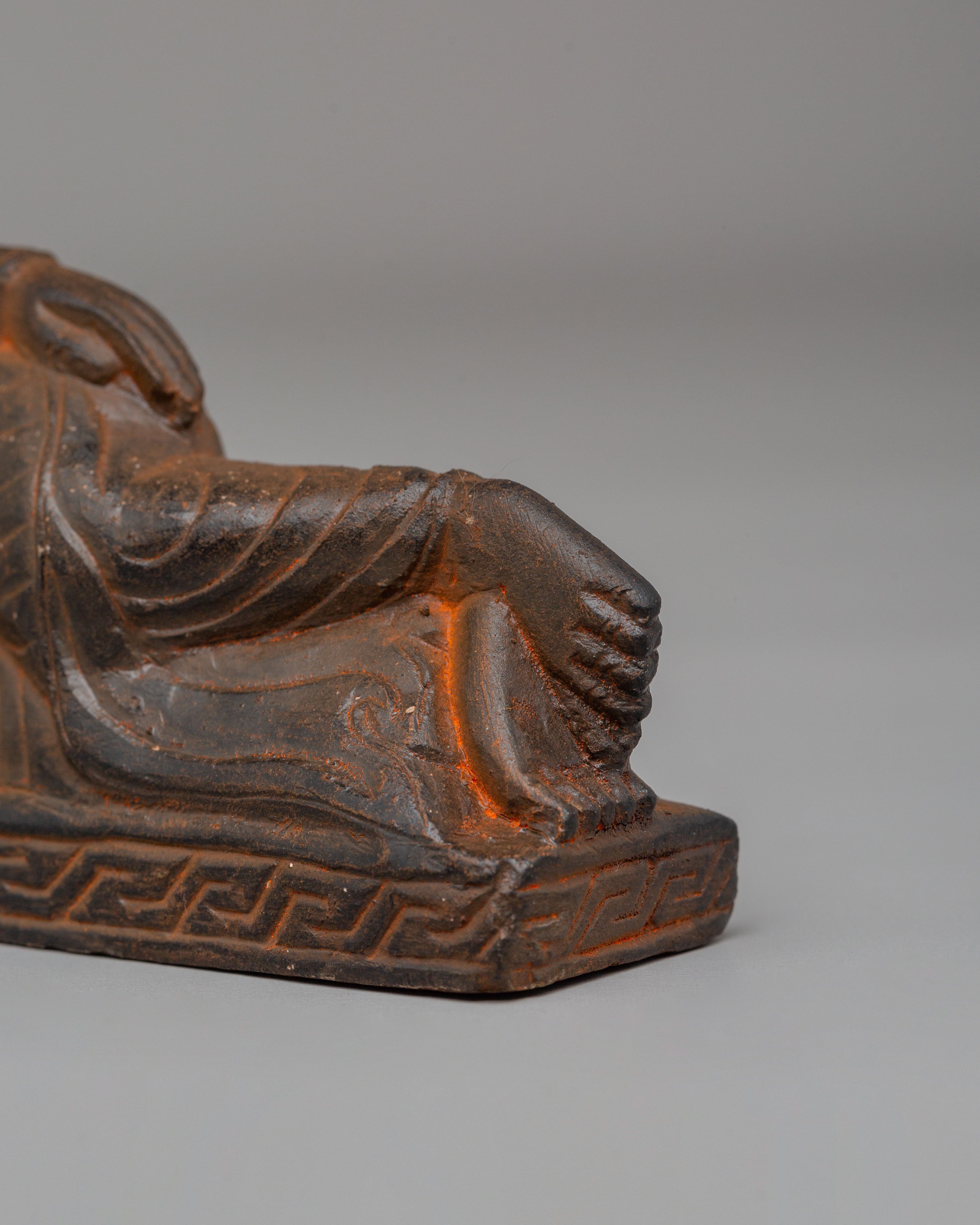 Handcrafted Sleeping Buddha Statue | Himalayan Meditation Art