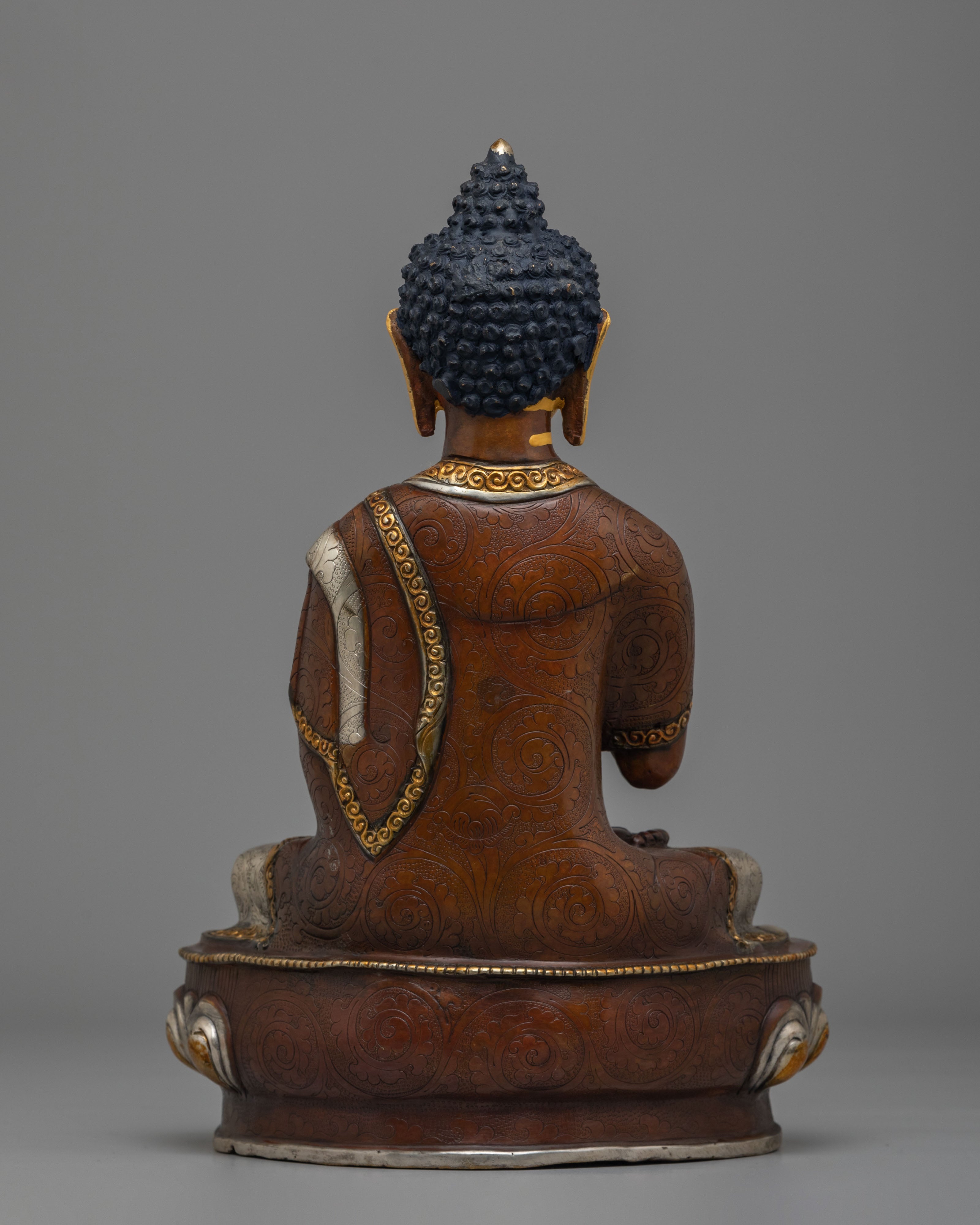 Amoghasiddhi Buddha Meditation Statue | Traditional Tibetan Artwork