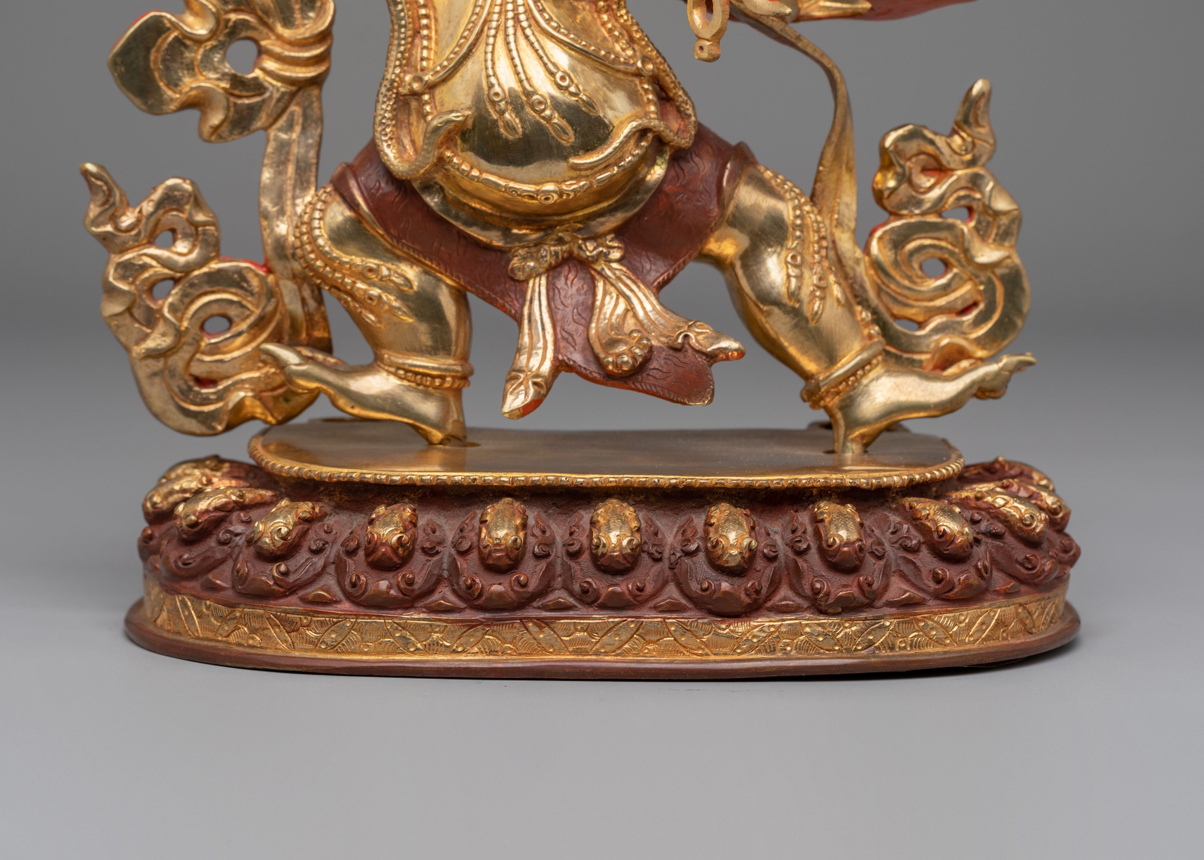 Wrathful Vajrapani Deity Statue | Traditional Tibetan Artwork