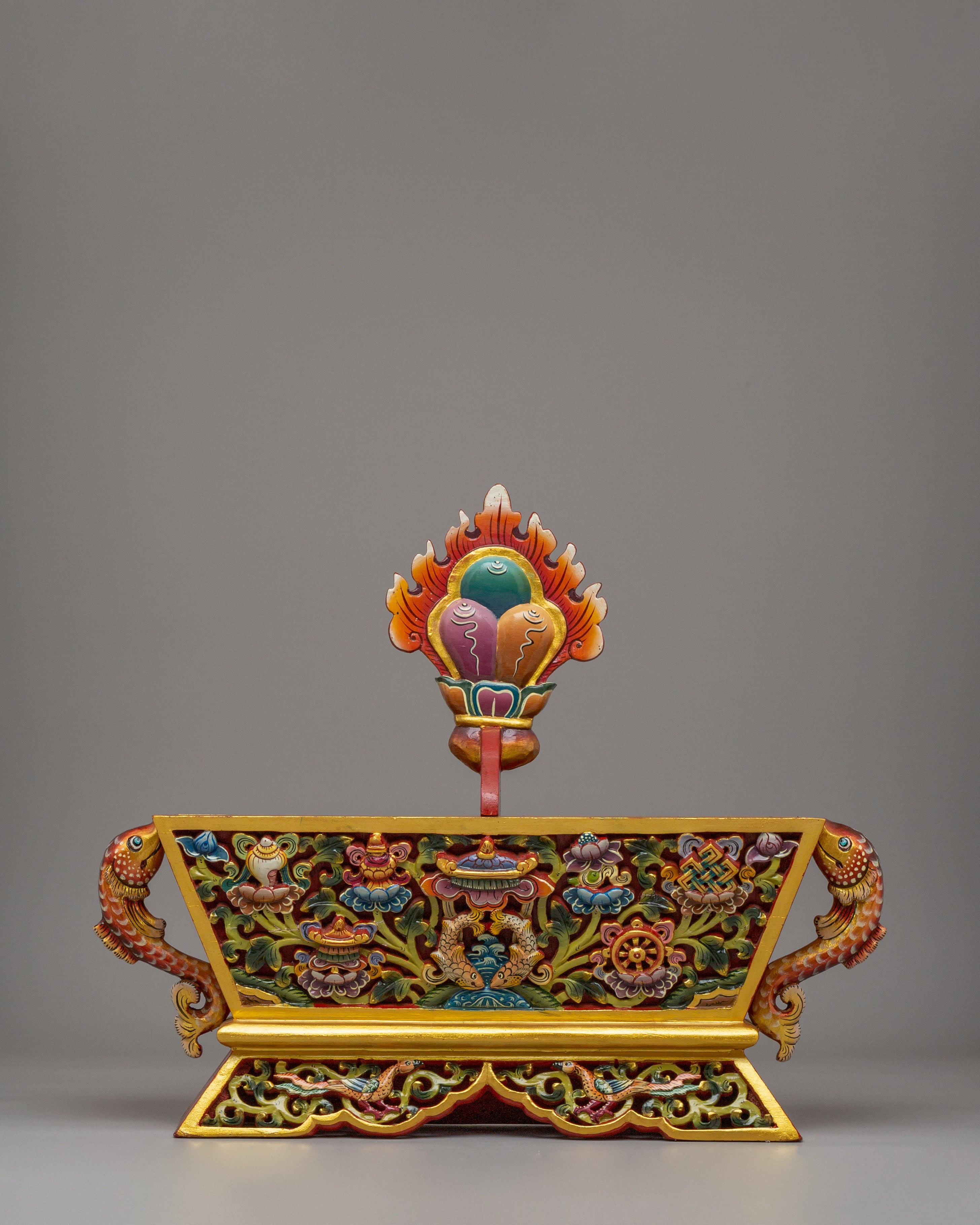 Tibetan Chemar Box | Sacred Rituals and Meditation Decor