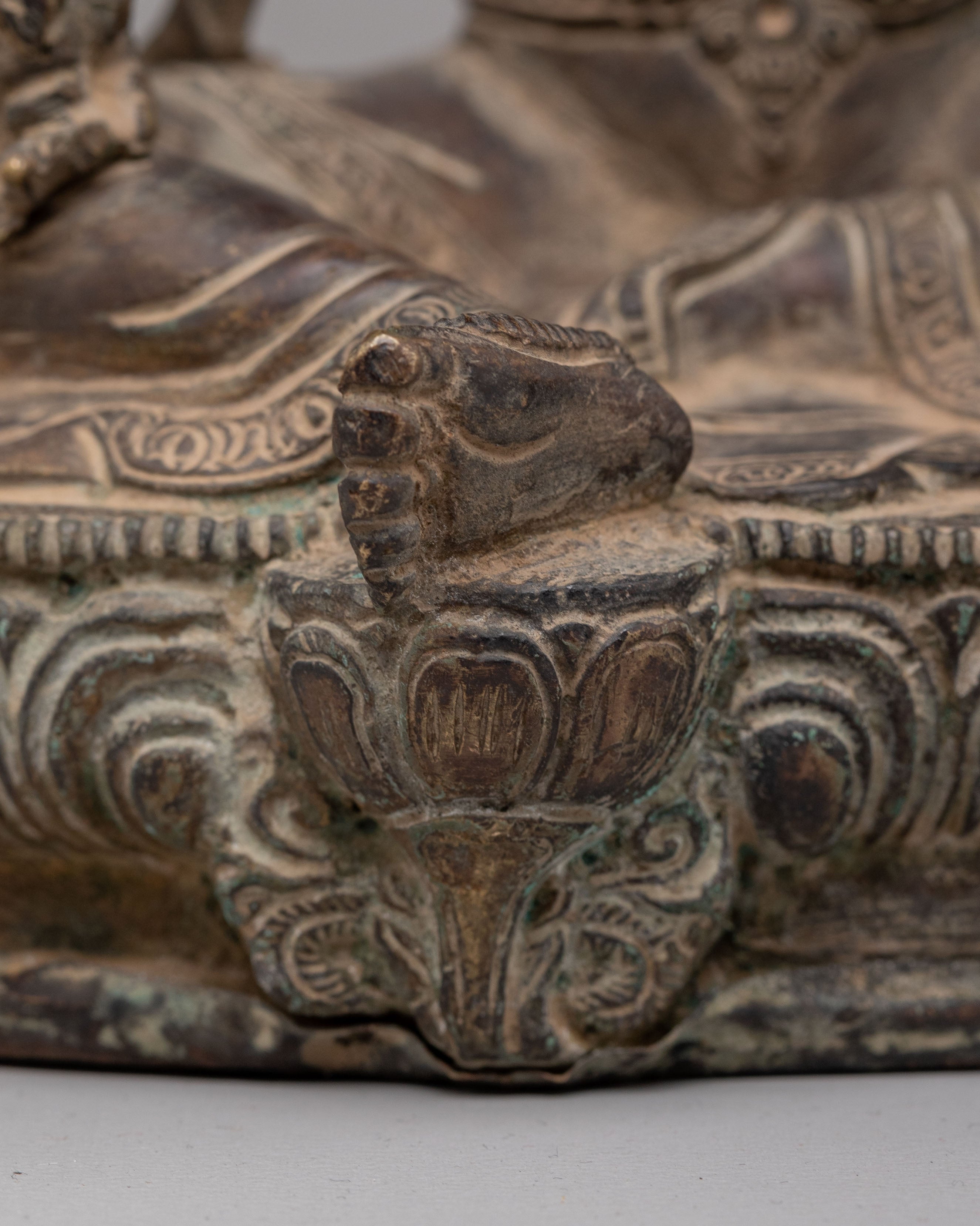 Handcrafted Red Tara Deity Statue | Sacred Tibetan Buddhist Art