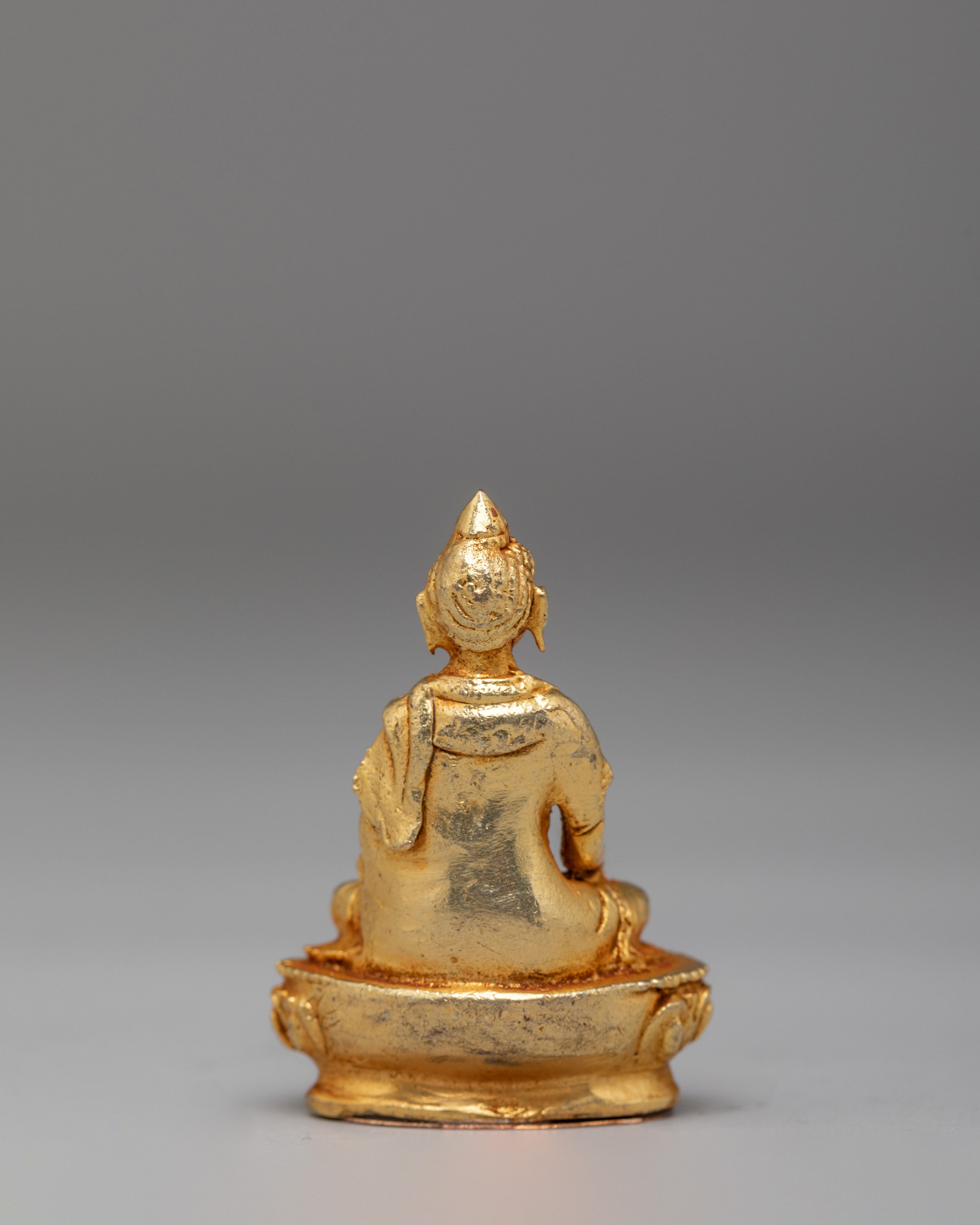Sacred Chenrezig Buddhist Statue | Copper Altar Figurine