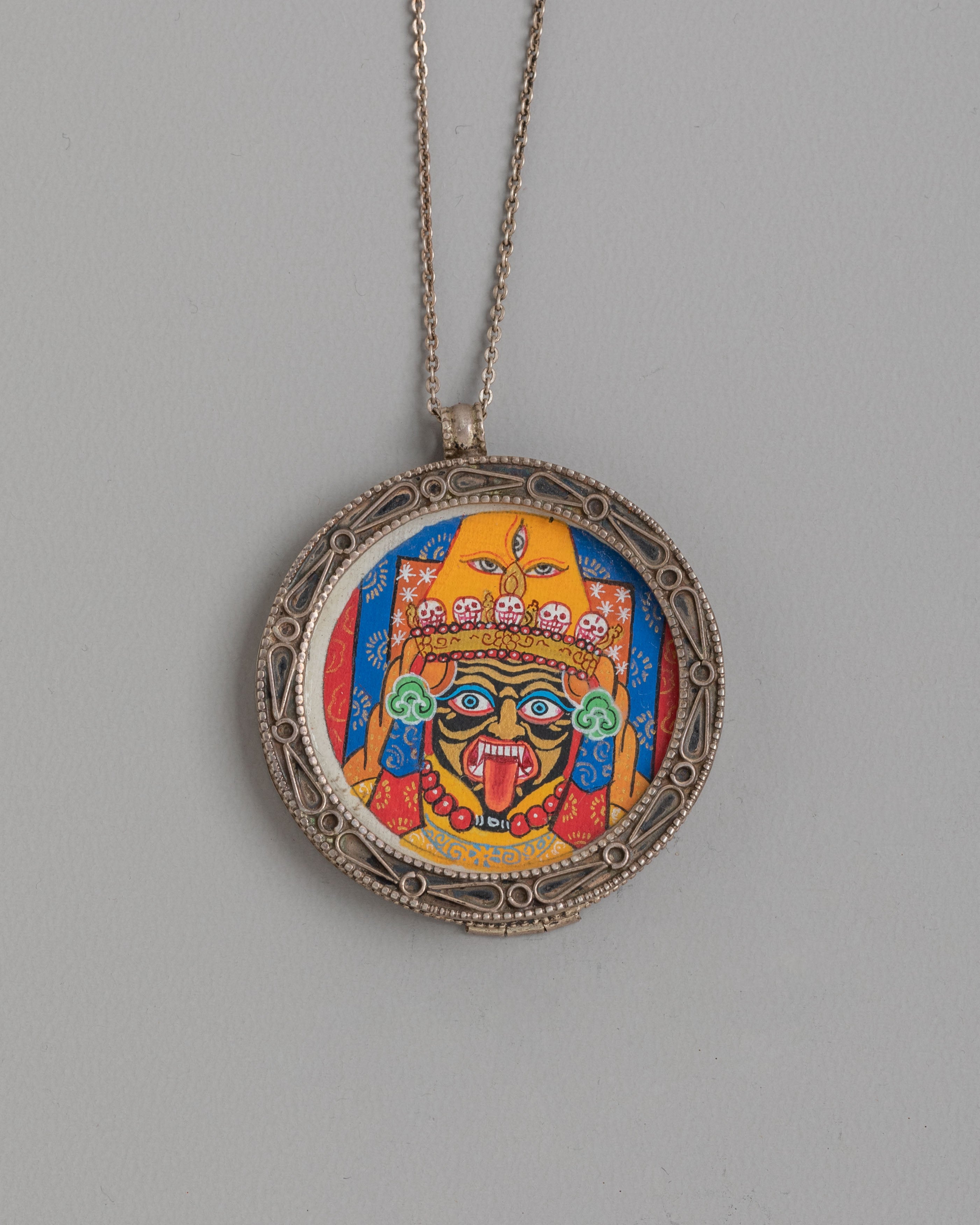 Sacred Zashi Lhamo Locket | A Symbol of Protection and Spiritual Strength