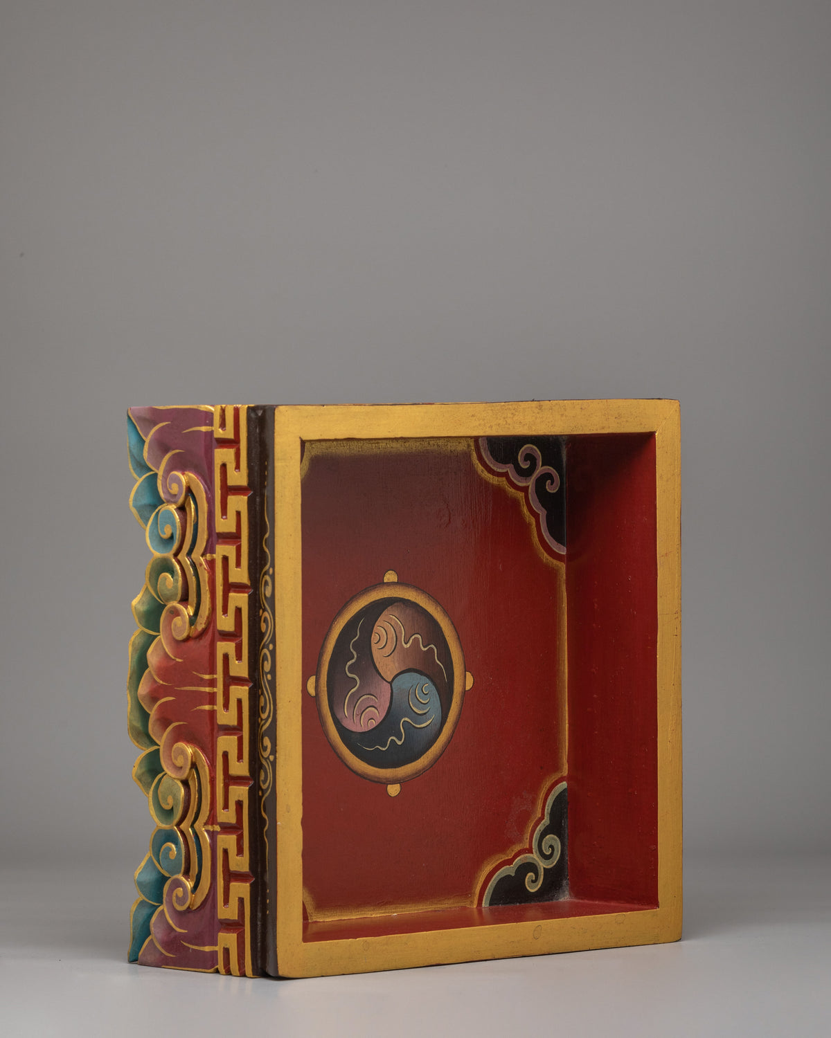 Tibetan Wooden Tray | Himalayan Decor