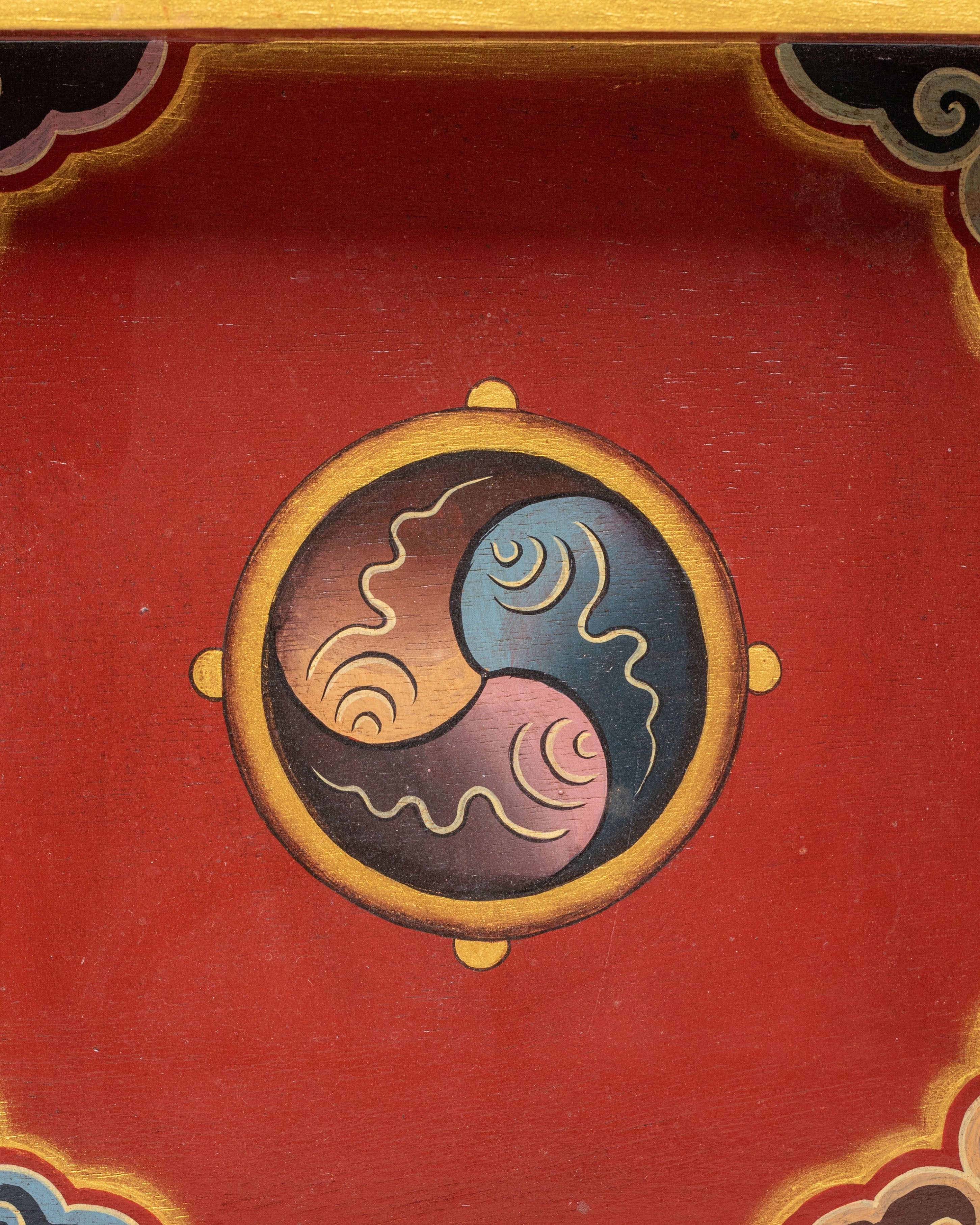 Tibetan Wooden Tray | Himalayan Decor