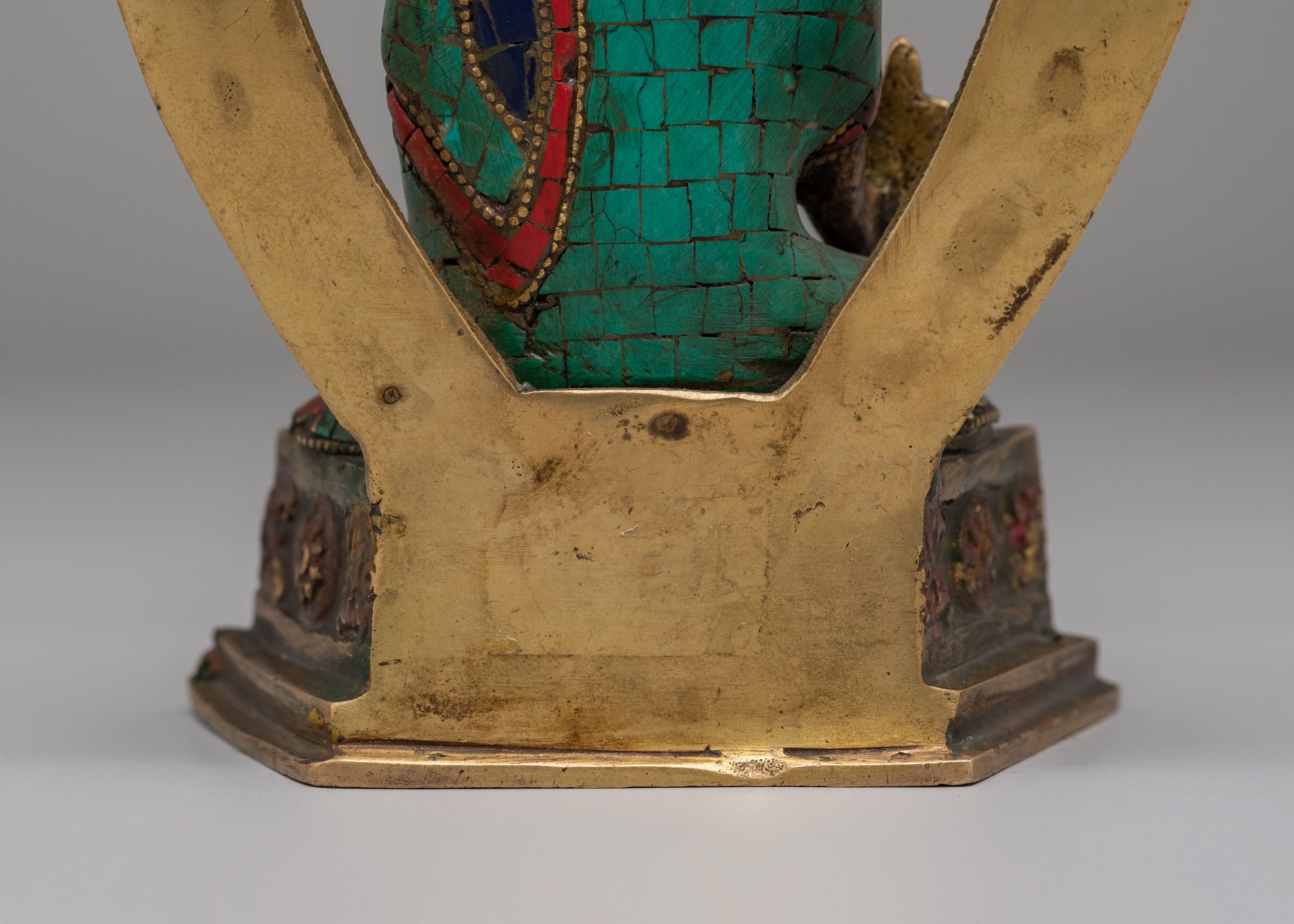 Handmade Medicine Buddha Tibetan Statue | Spiritual Decor
