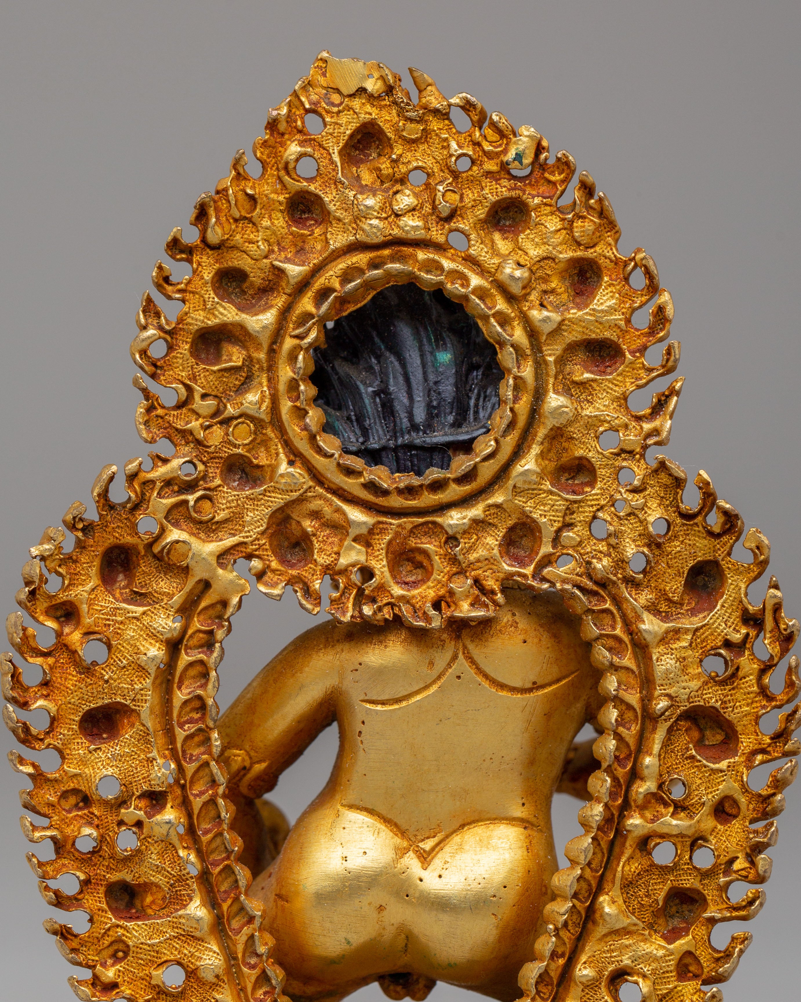 Black Dzambhala Protector Deity Statue | Tibetan Wealth Deity