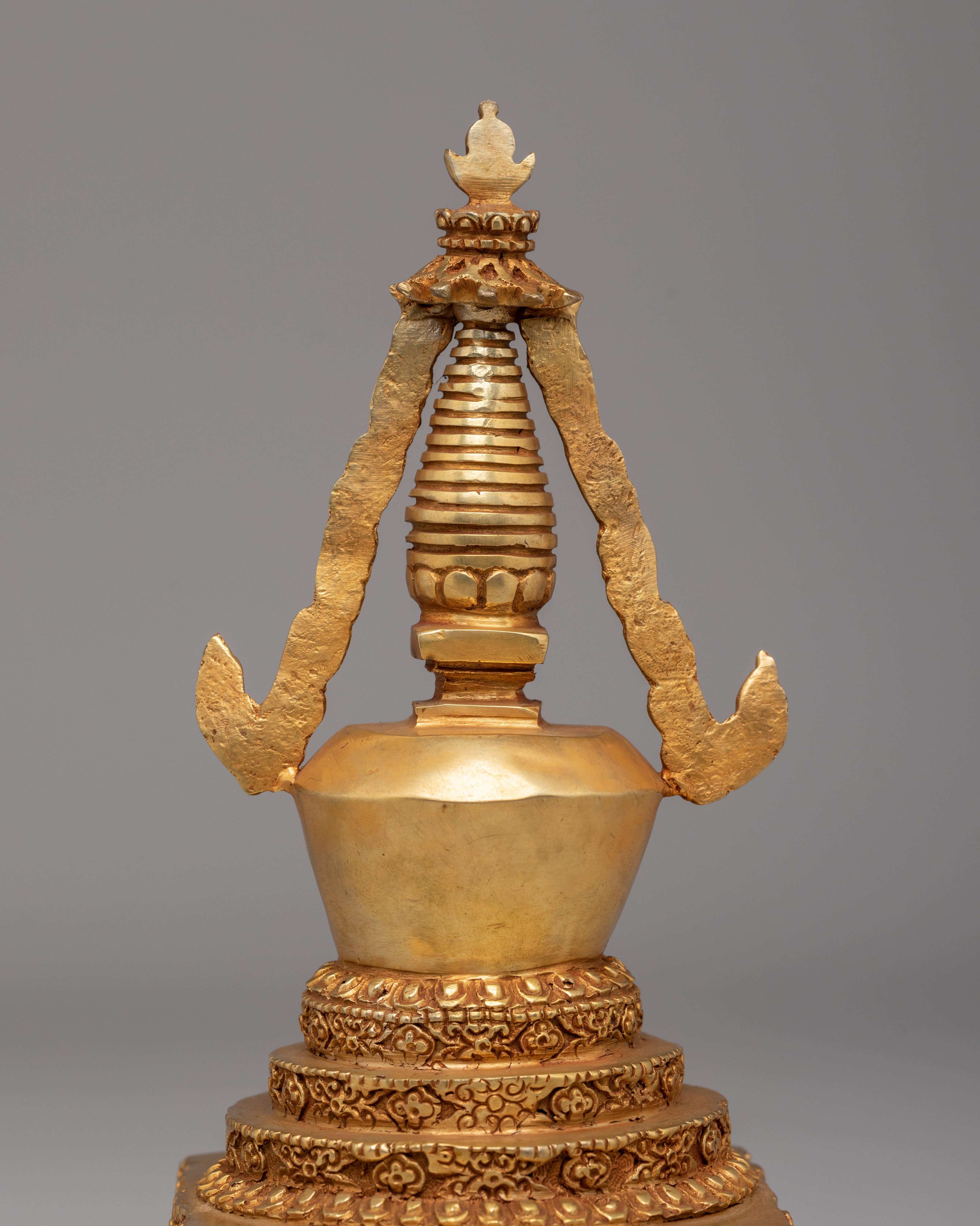 Handmade Stupa for Rituals | Tibetan Buddhist Altar Decor