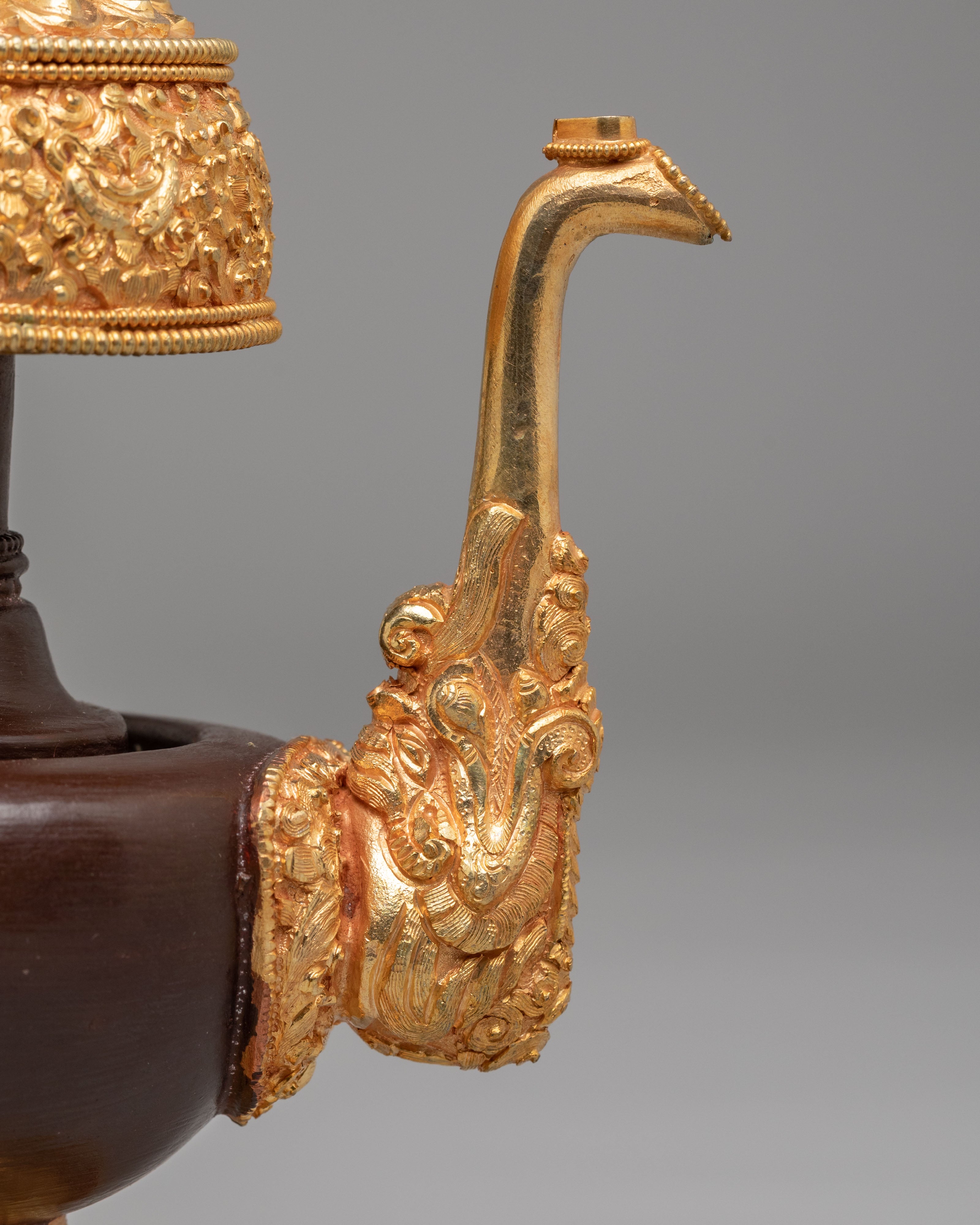 Traditional Buddhist Bhumba | Sacred Ritual Water Vessel