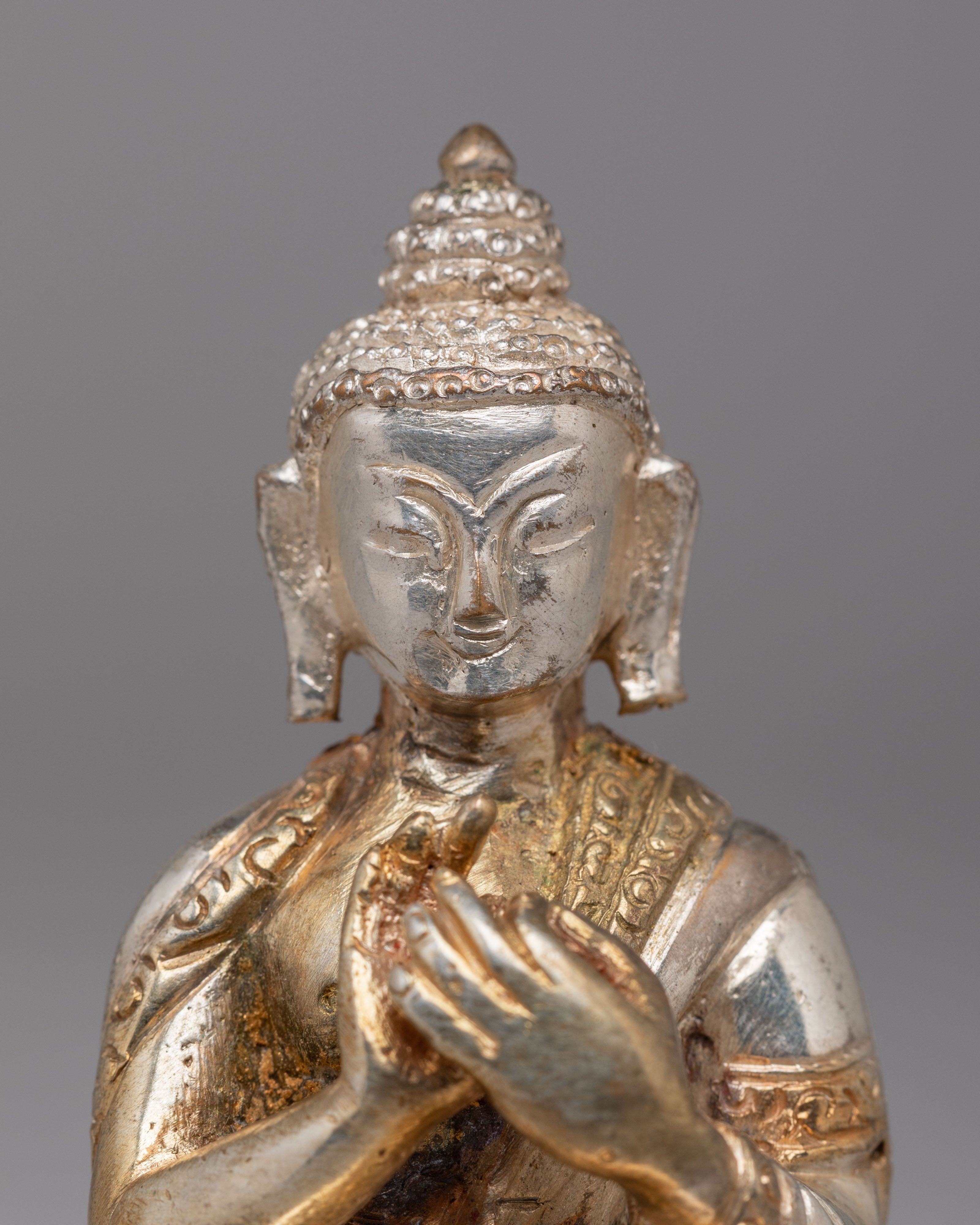 Himalayan Vairocana Buddha Statue | Sacred Buddhist Shrine Decor
