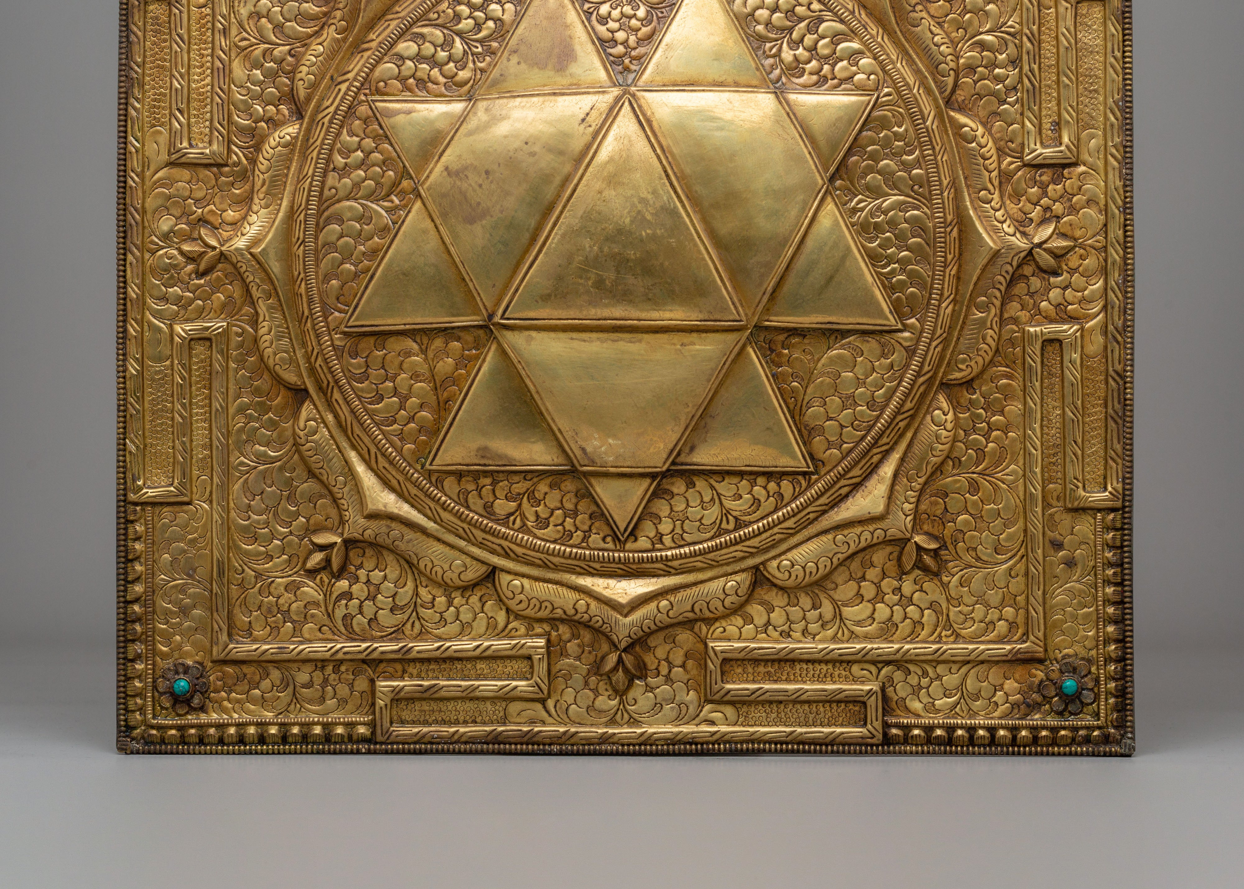 Traditional Sri Yantra Wall Hanging | Spiritual Protection Decor
