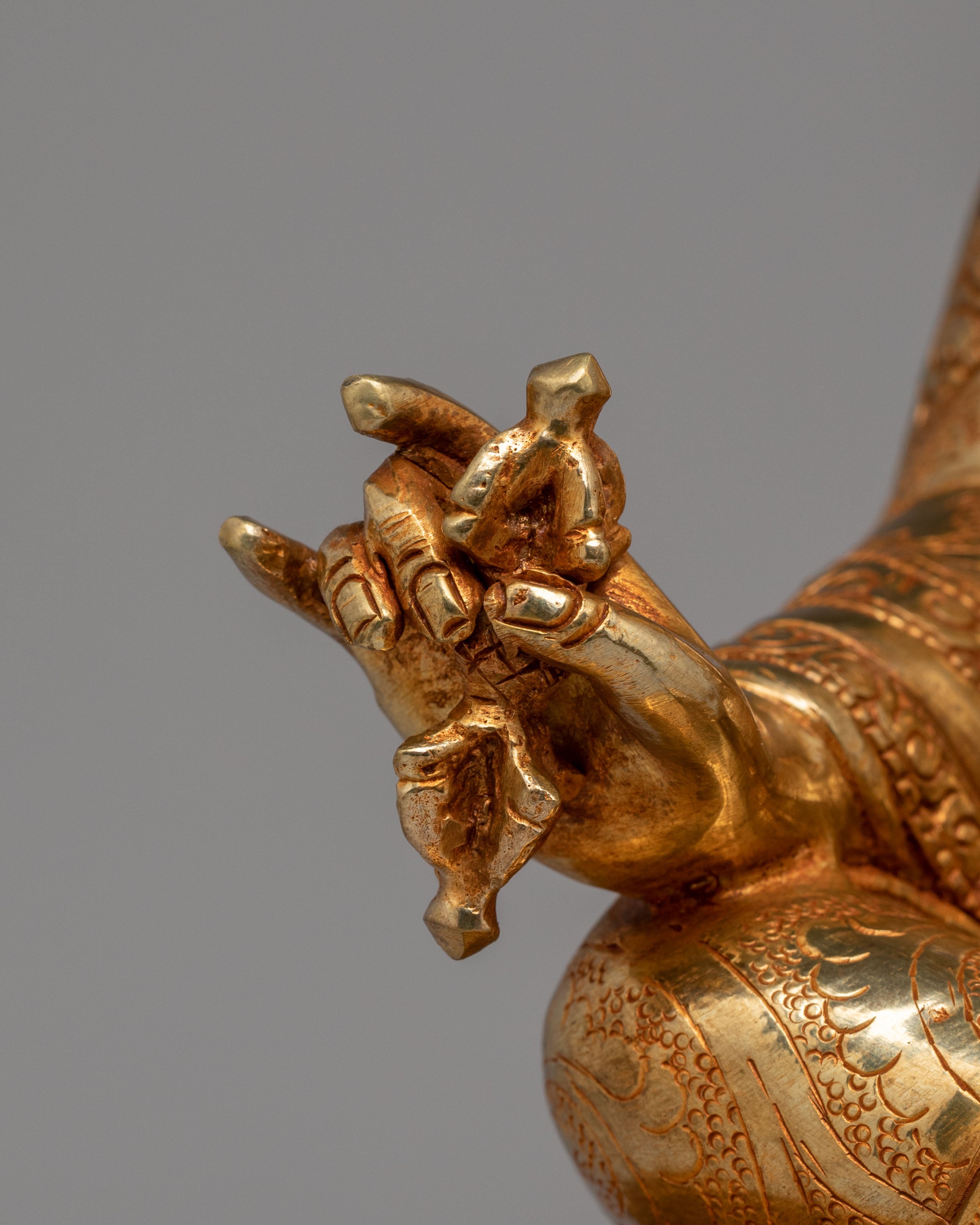 Ceremonial Padmasambhava Altar Statue | Tibetan Guru Rinpoche