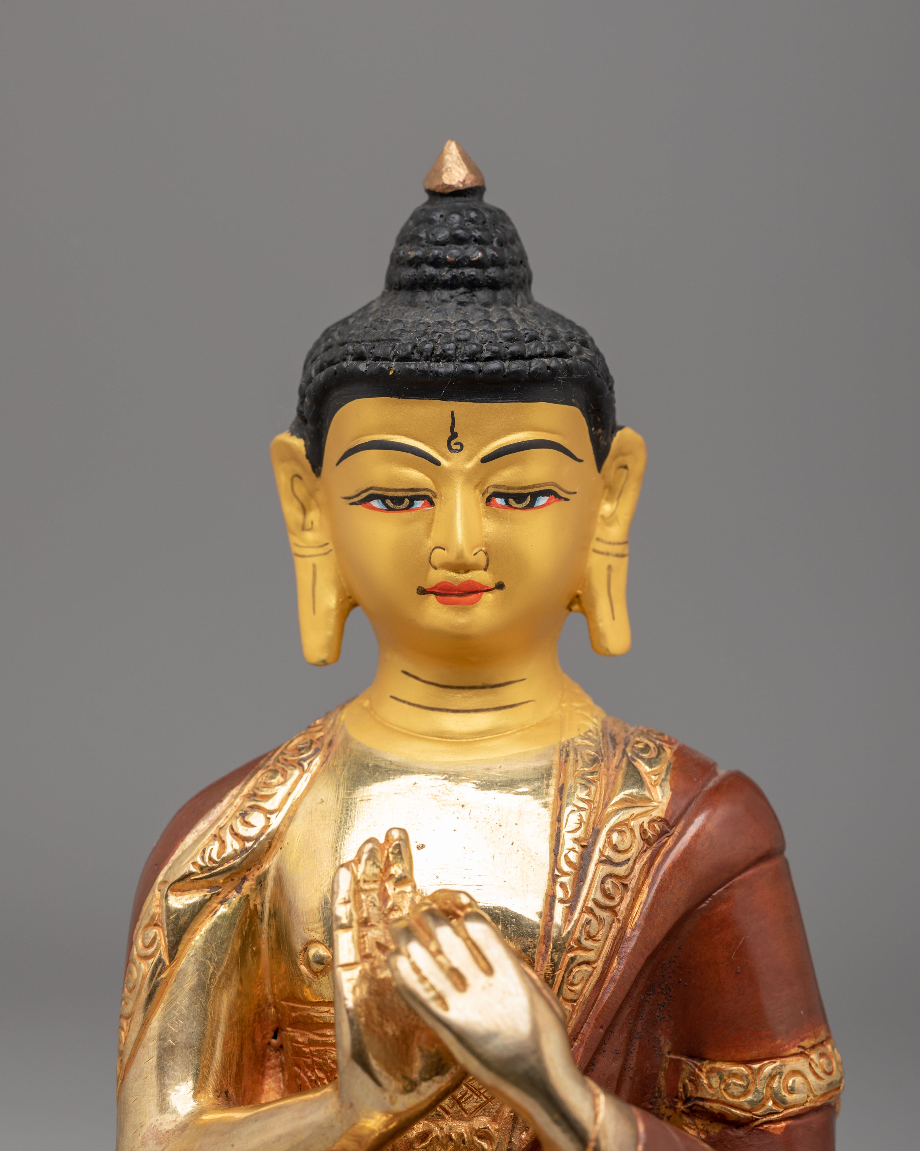 Cosmic Buddha Vairocana Altar Statue | Enlightened Buddha Figurine for Meditation