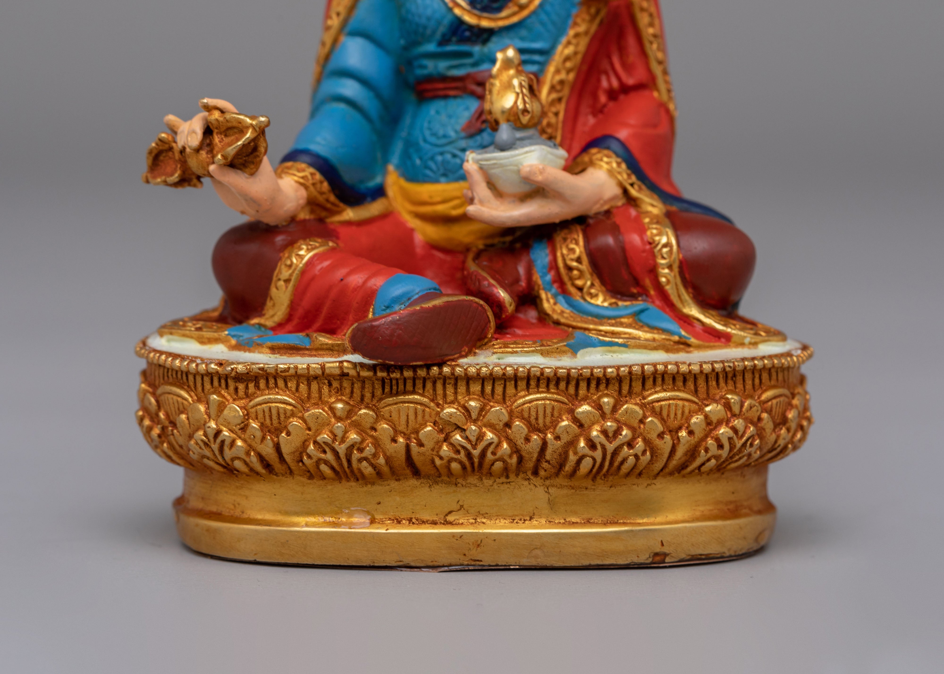 Sacred Guru Rinpoche Divine Statue | Spiritual Home Decor