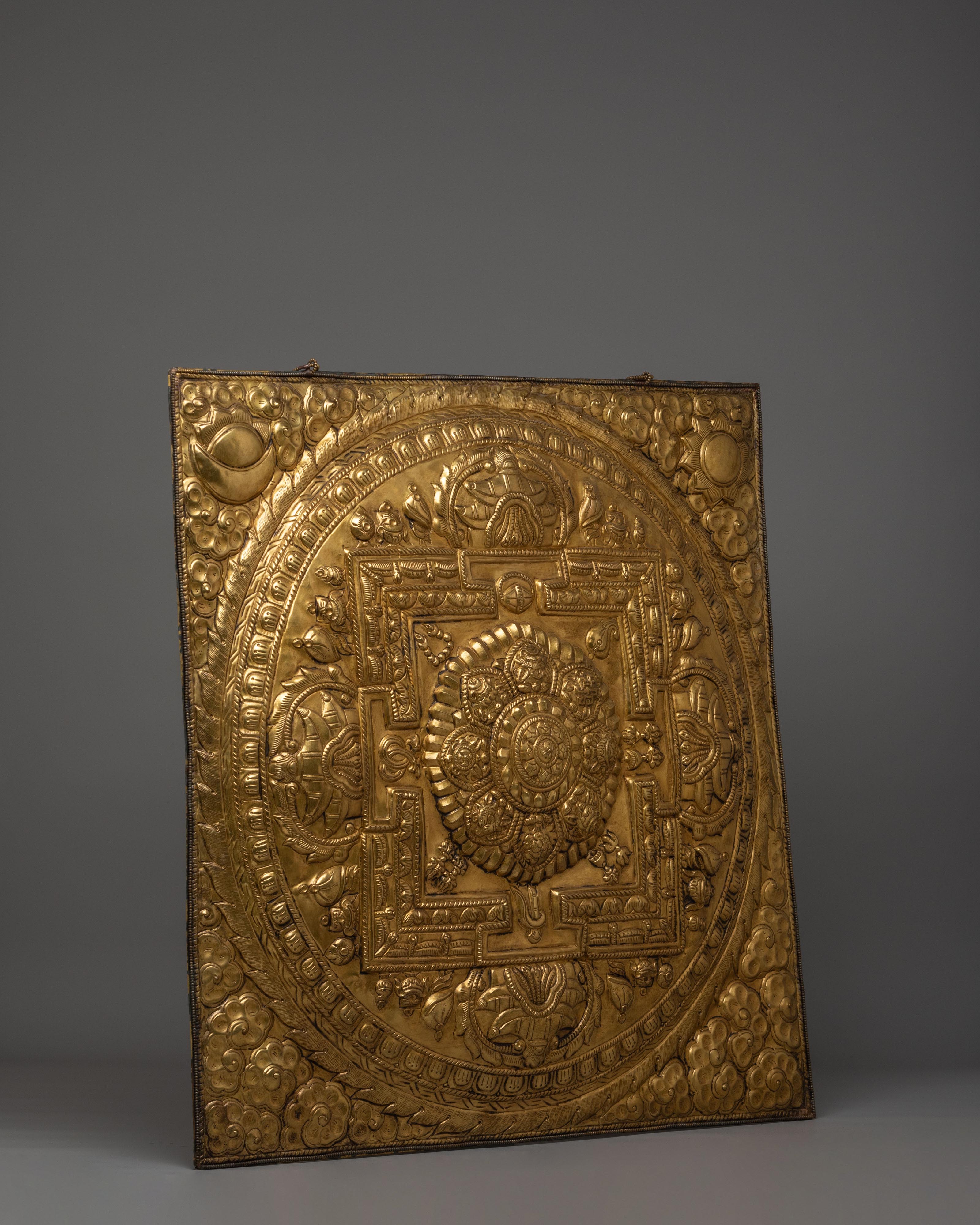 Astamangala Wall Hanging | Traditional Buddhist Sacred Decor