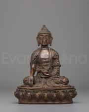 Handmade Tibetan Shakyamuni Buddha Statue 