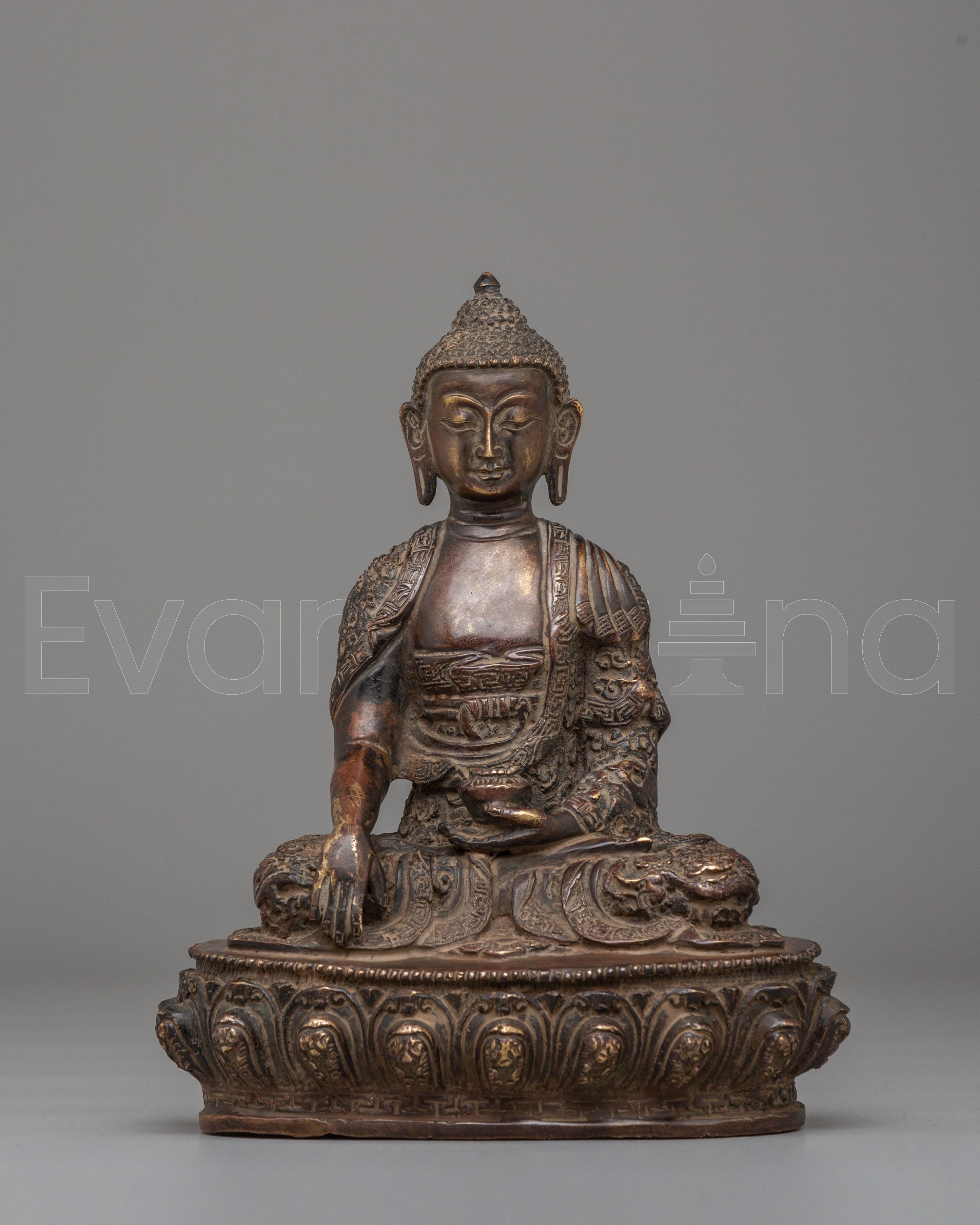 Handmade Tibetan Shakyamuni Buddha Statue 