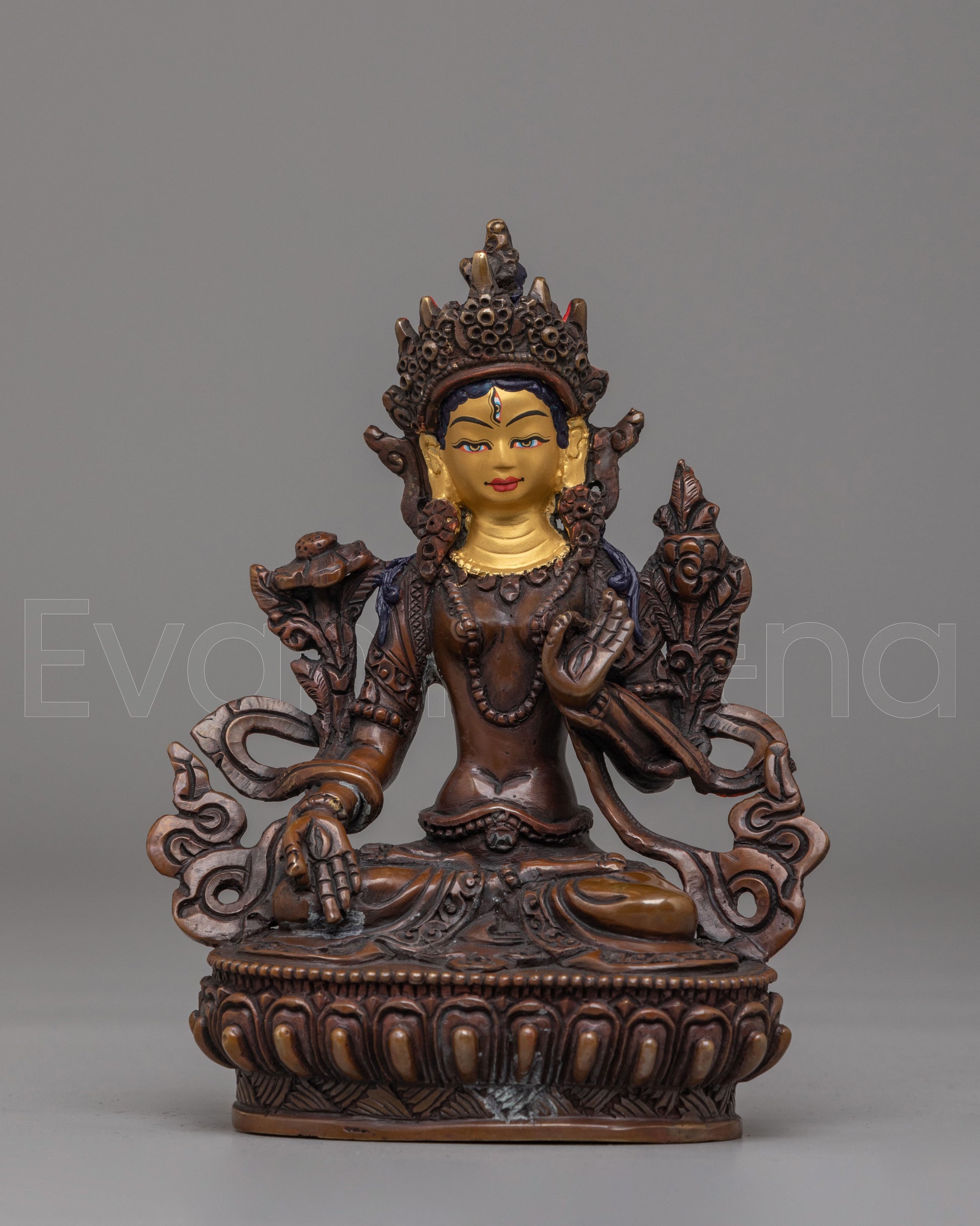 Himalayan White Tara Deity Statue