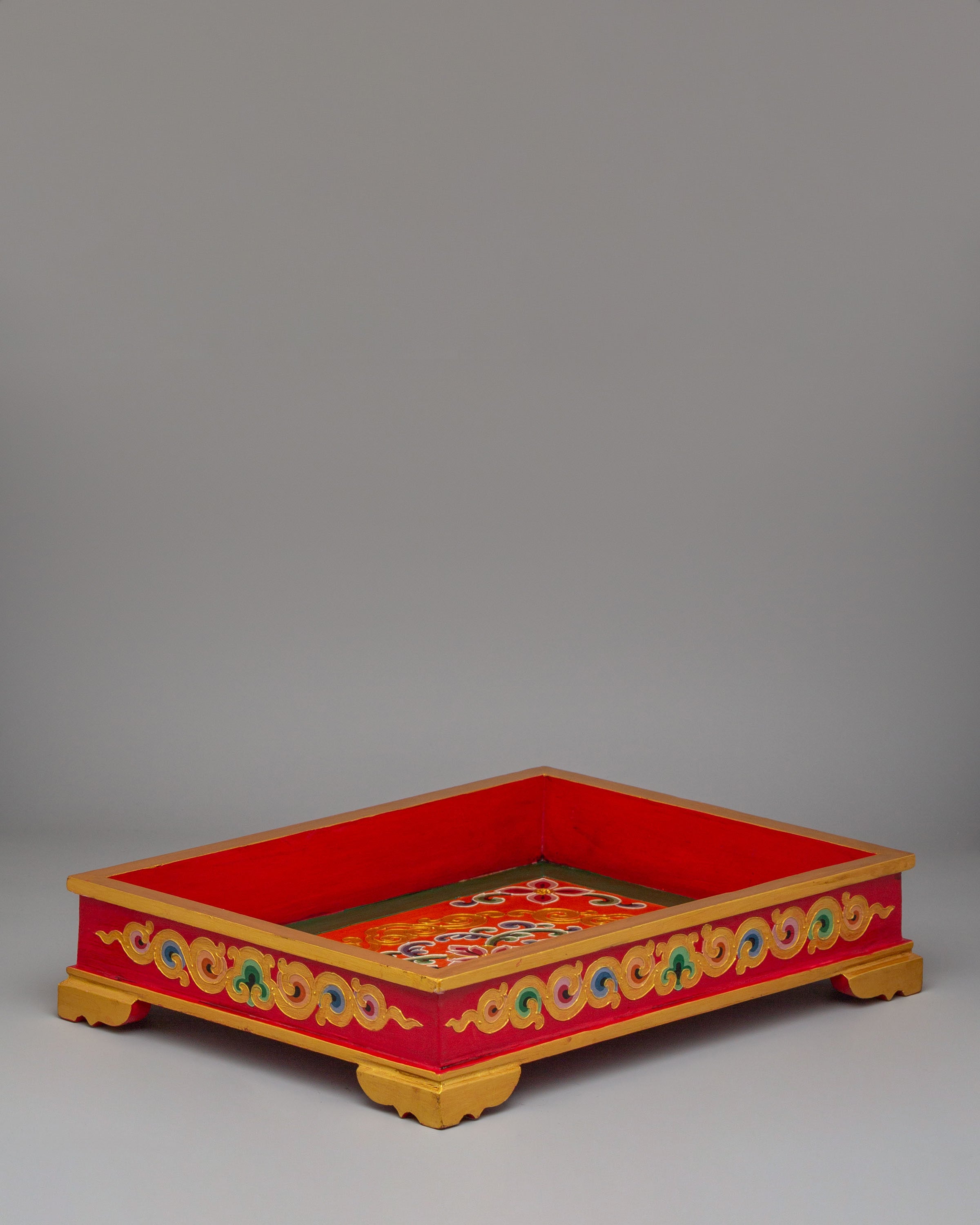 Himalayan Tibetan Tray | Unique Handcrafted Decorative Tray