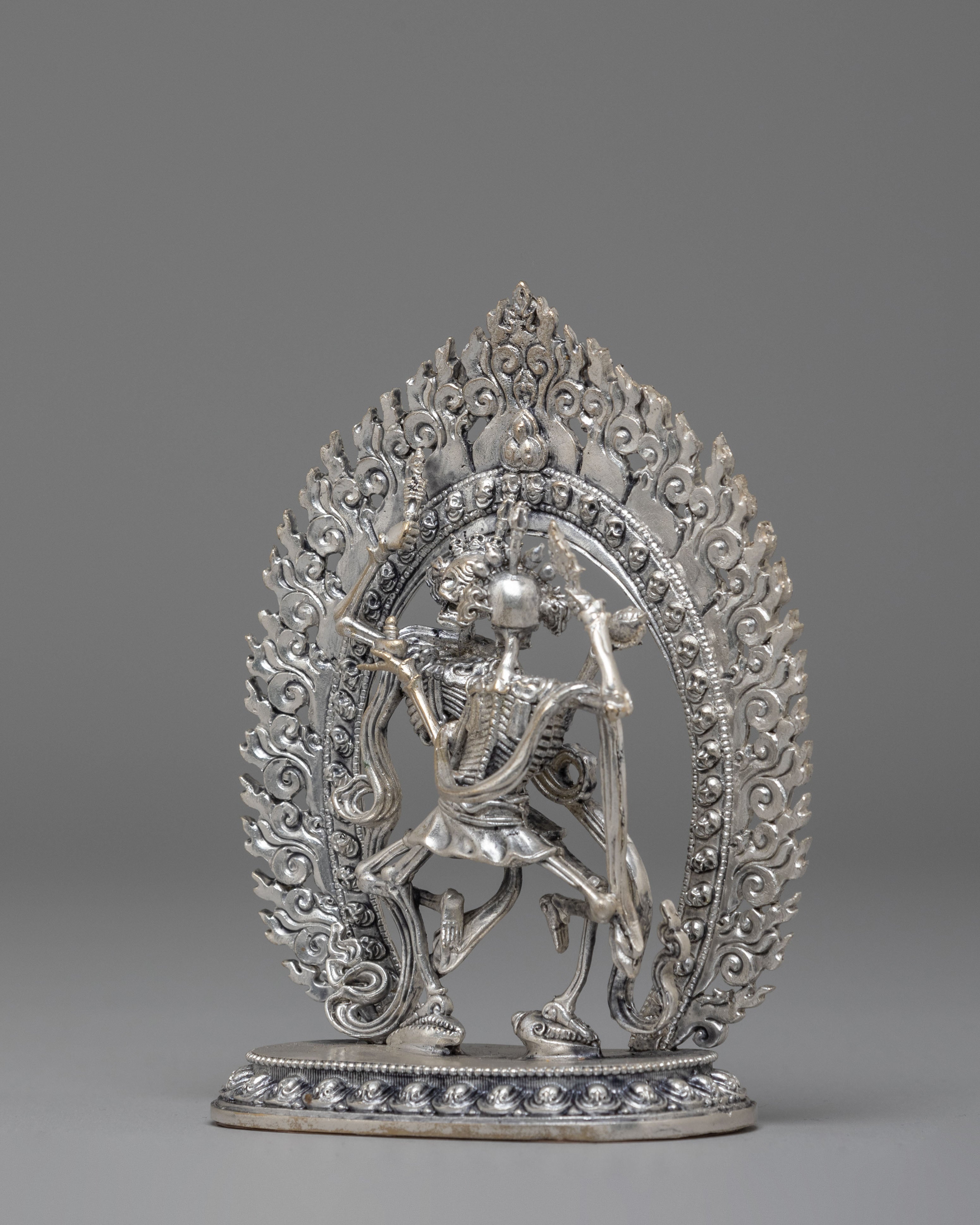 Buddhist Chittipati Sculpture | Tibetan Tantric Protector Deity Figurine