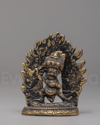 Buddhist Protector Deity Mahakala Statue