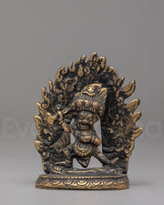 Buddhist Protector Deity Mahakala Statue
