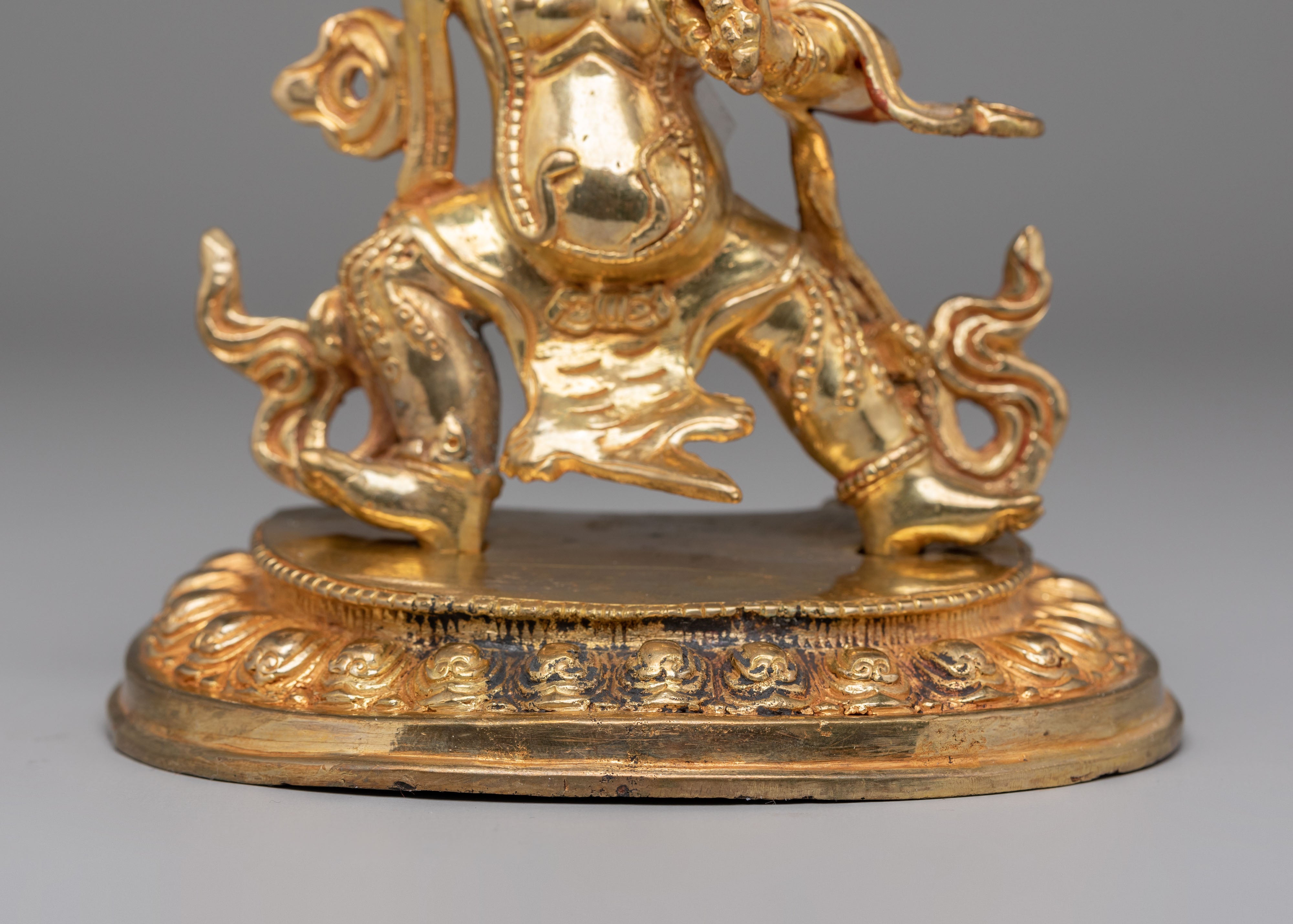 Handmade Power Deity Vajrapani Statue | Spiritual Protection Decor