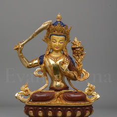 Tibetan Manjushri Bodhisattva Statue