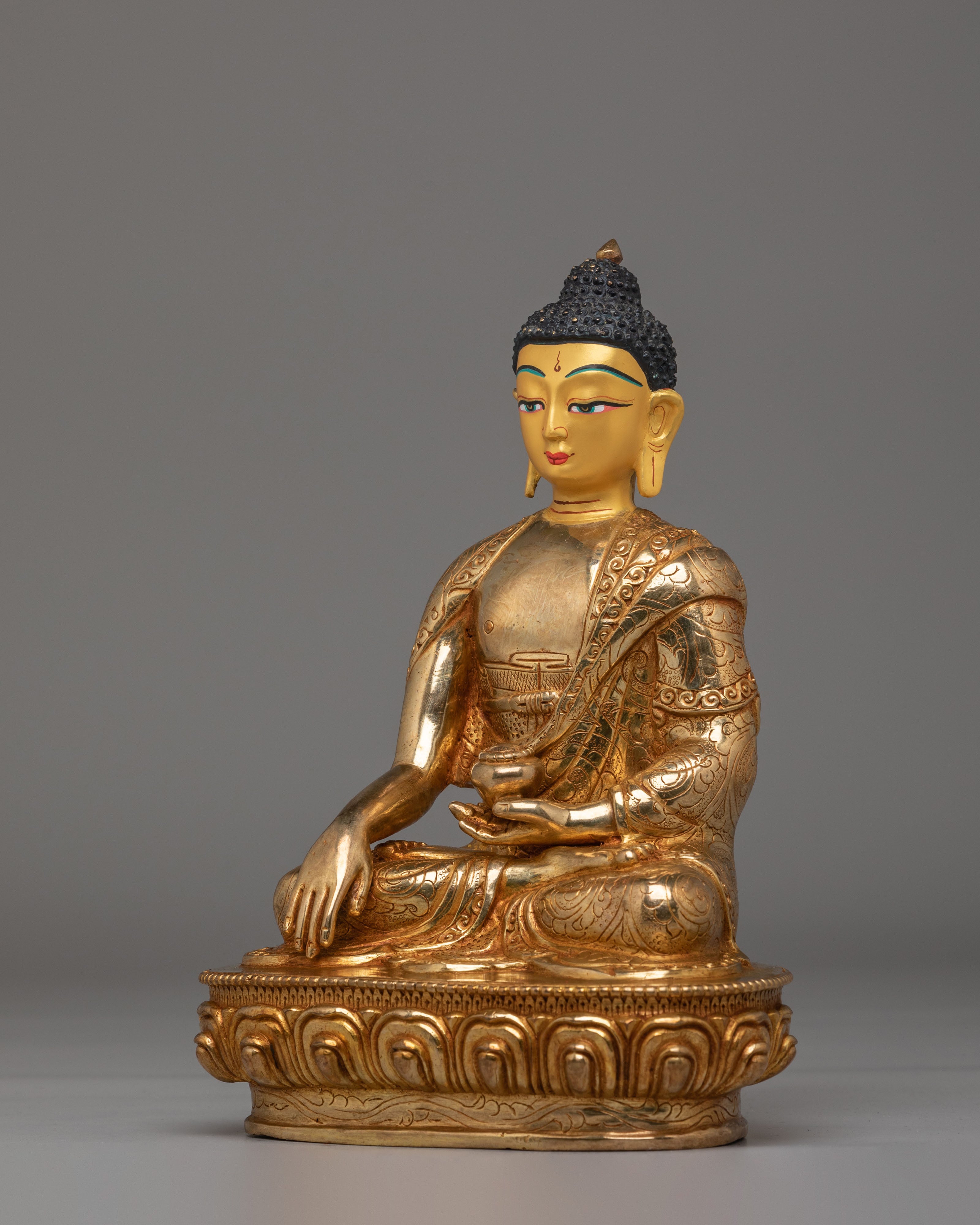 Bhumisparsha Shakyamuni Buddha Statue | Handcrafted Meditation Figurine