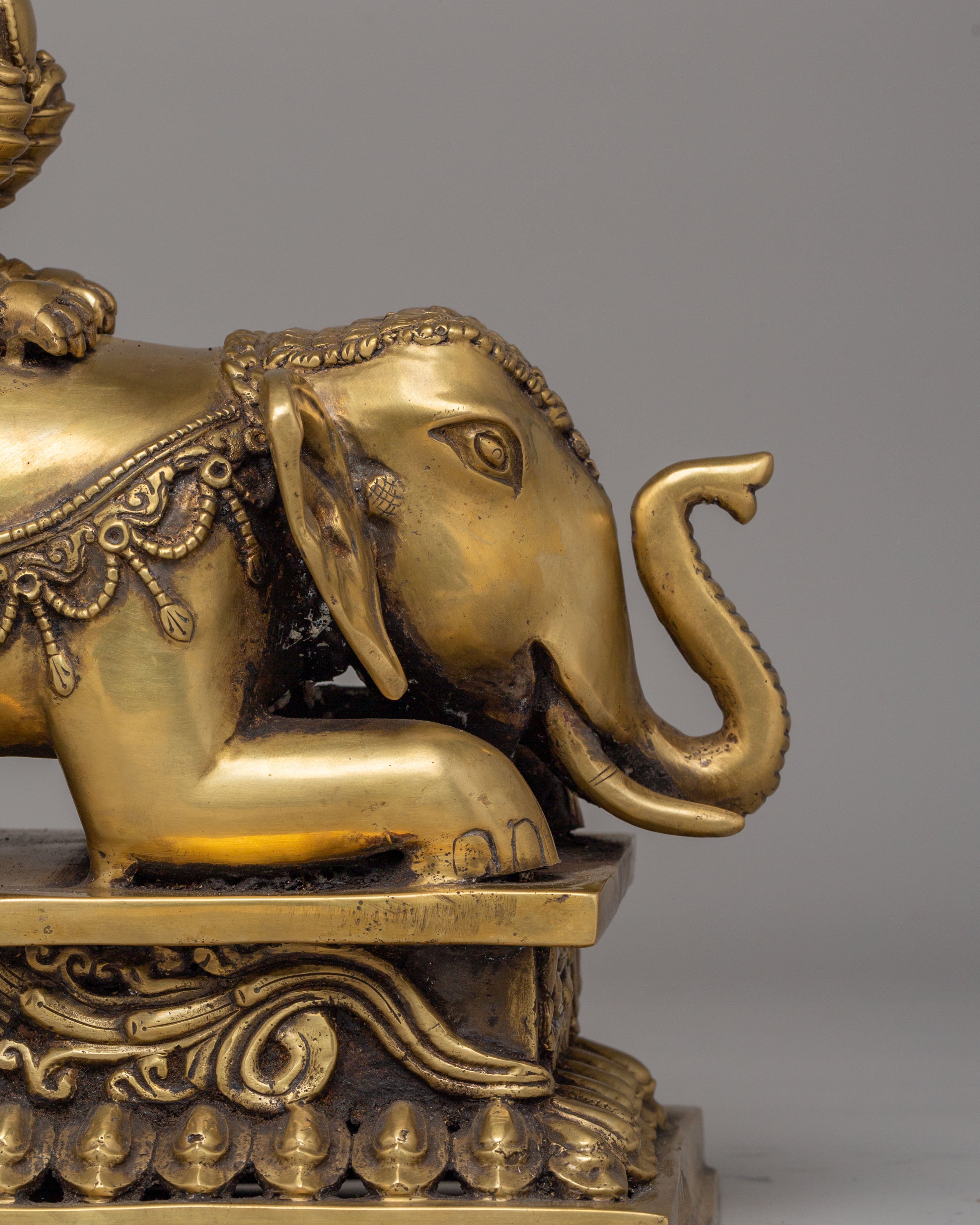 Elephant Oil Lamp Set | Perfect for Altar Decor