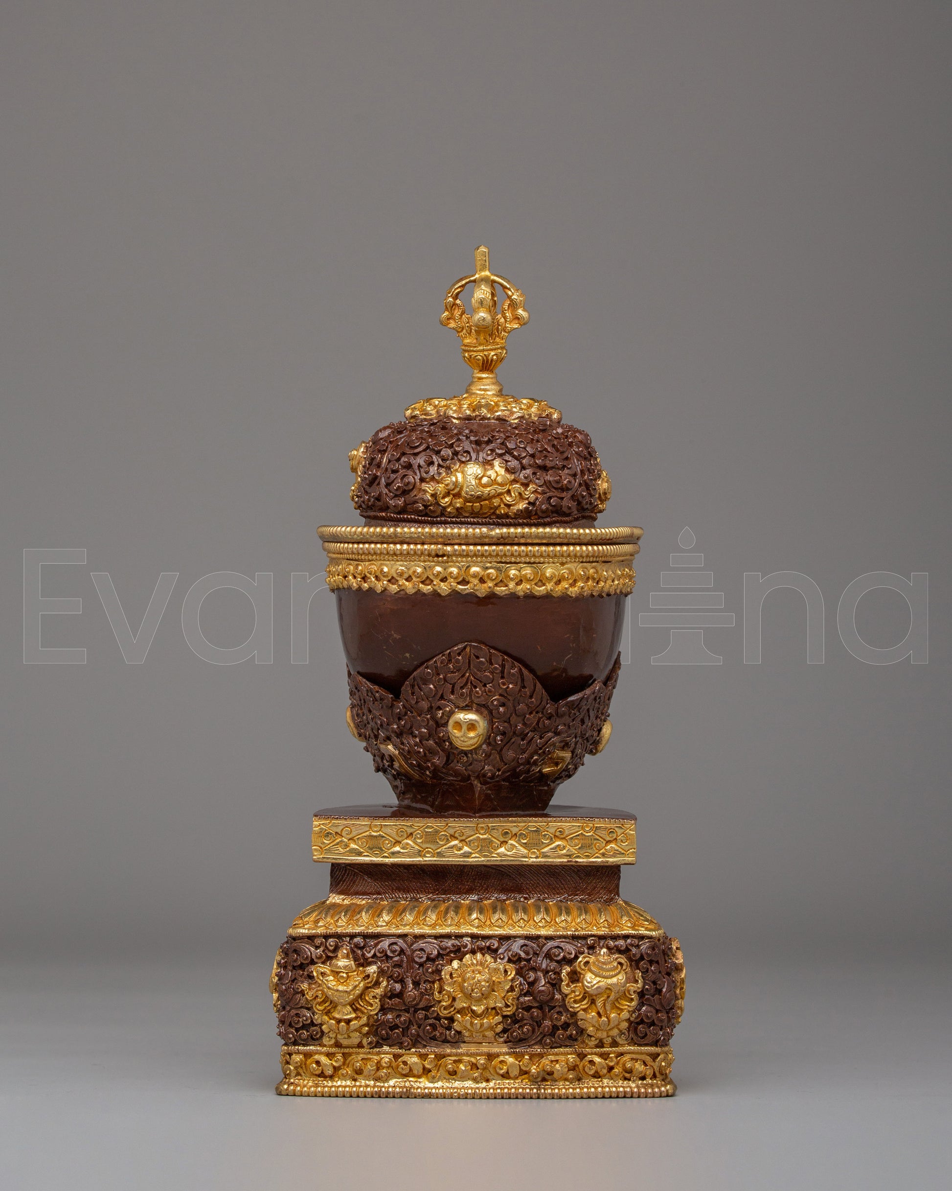 Buddhist Ritual Kapala for Altar Use
