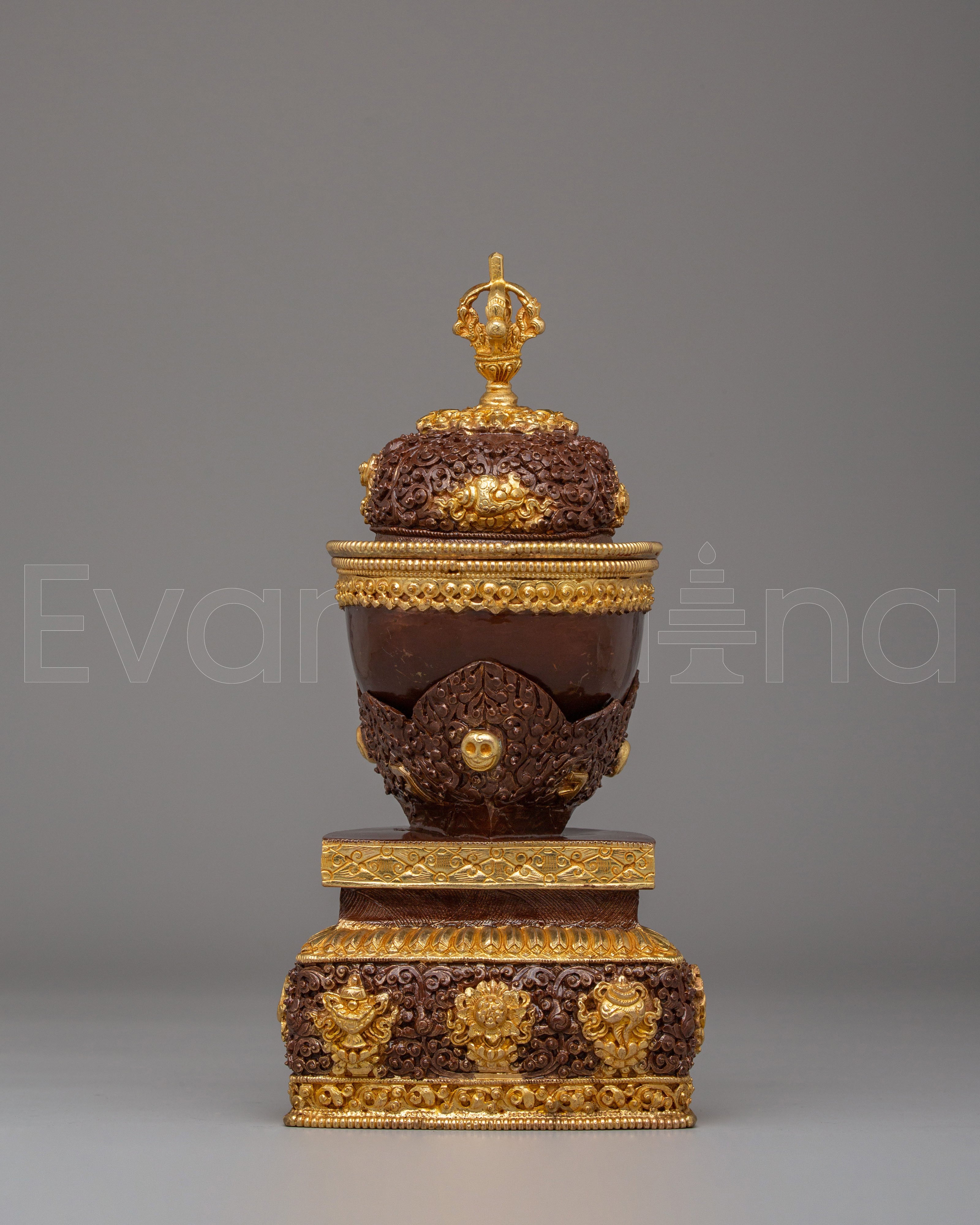 Buddhist Ritual Kapala for Altar Use