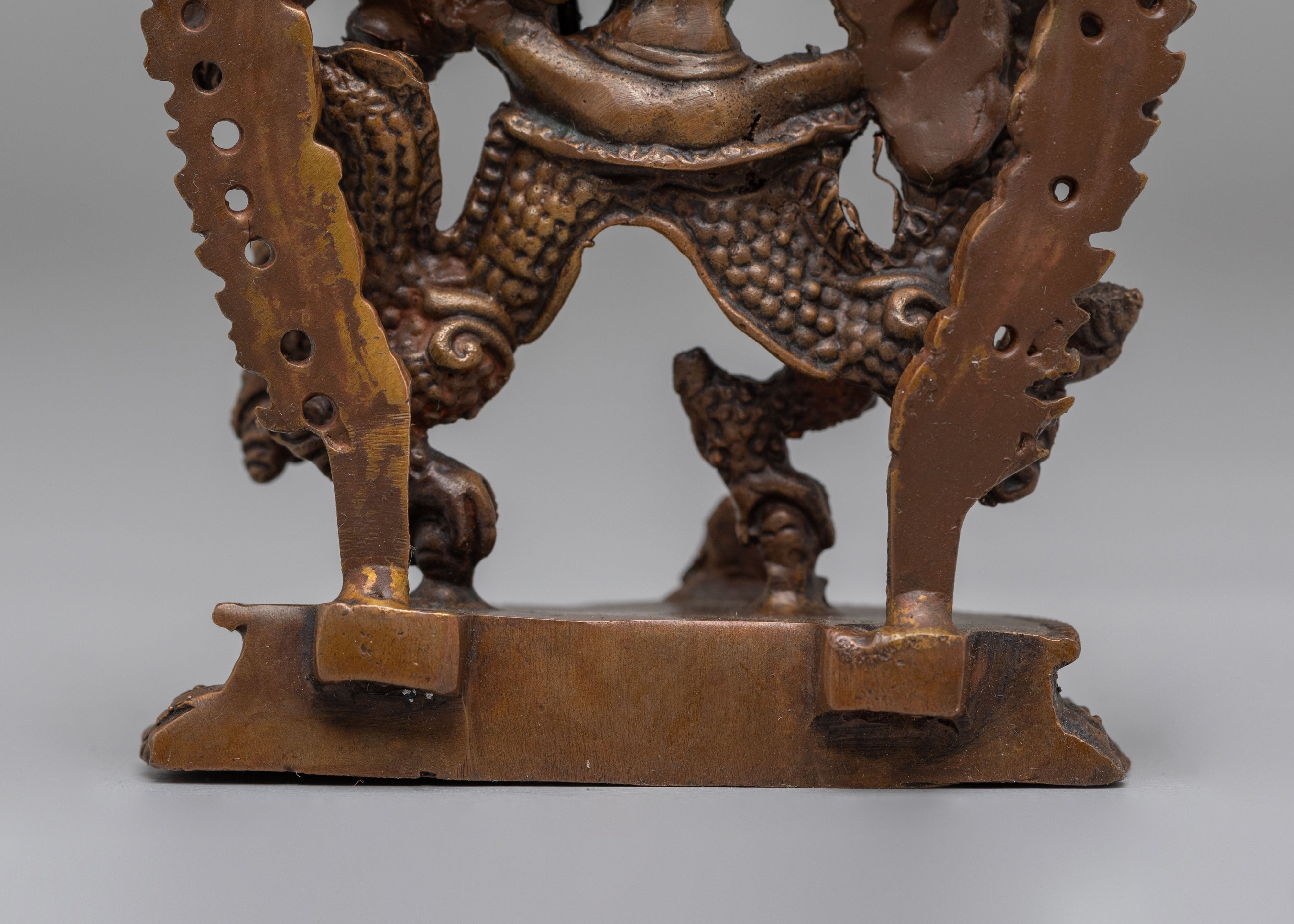 Machine Made White Dzambhala statue | Traditional Tibetan Artwork