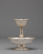 Silver Plated Serkyem Offering Set 
