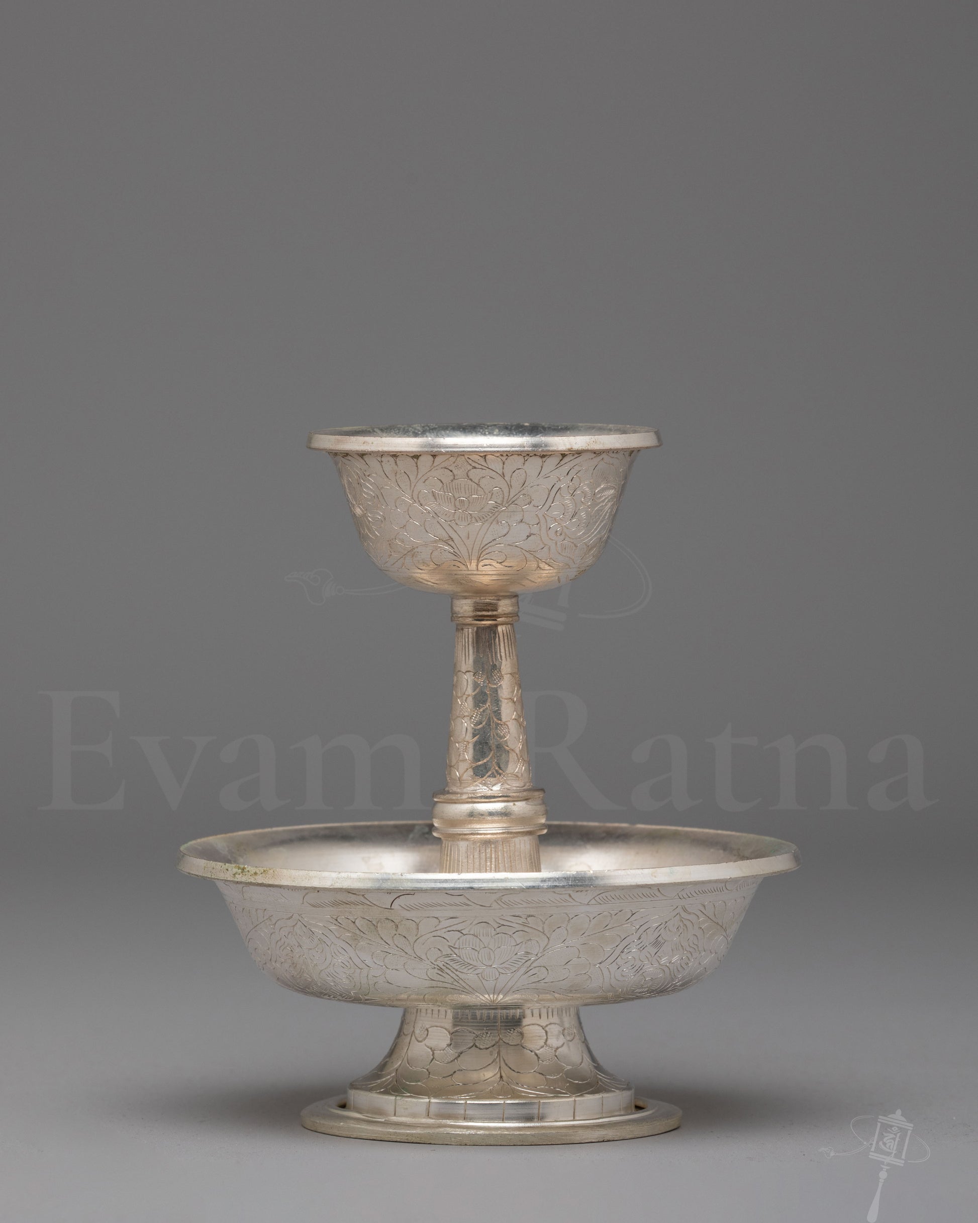 Silver Plated Serkyem Offering Set 