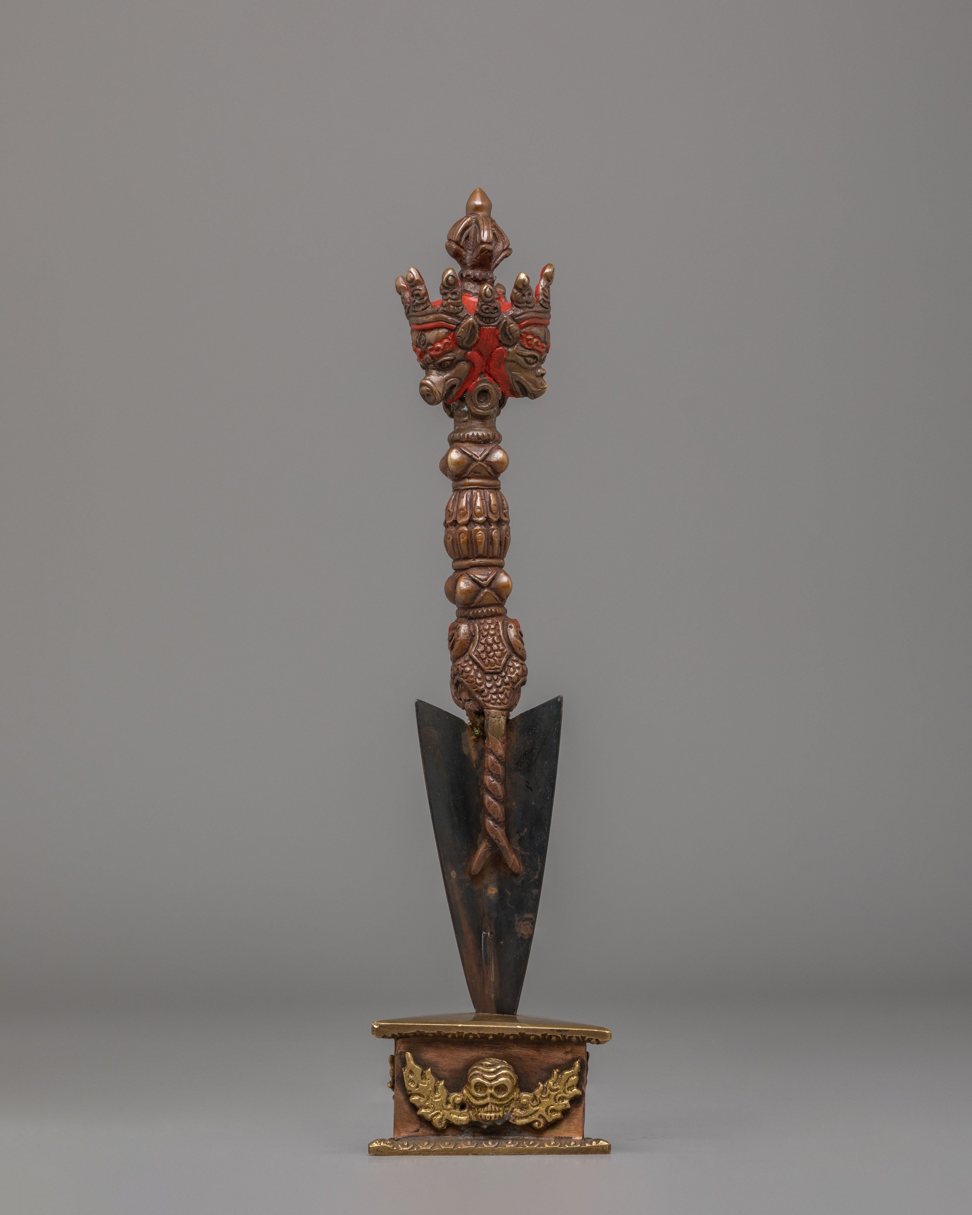 Handmade Spiritual Phurba Dagger | A Sacred Ritual Tool for Spiritual Practices