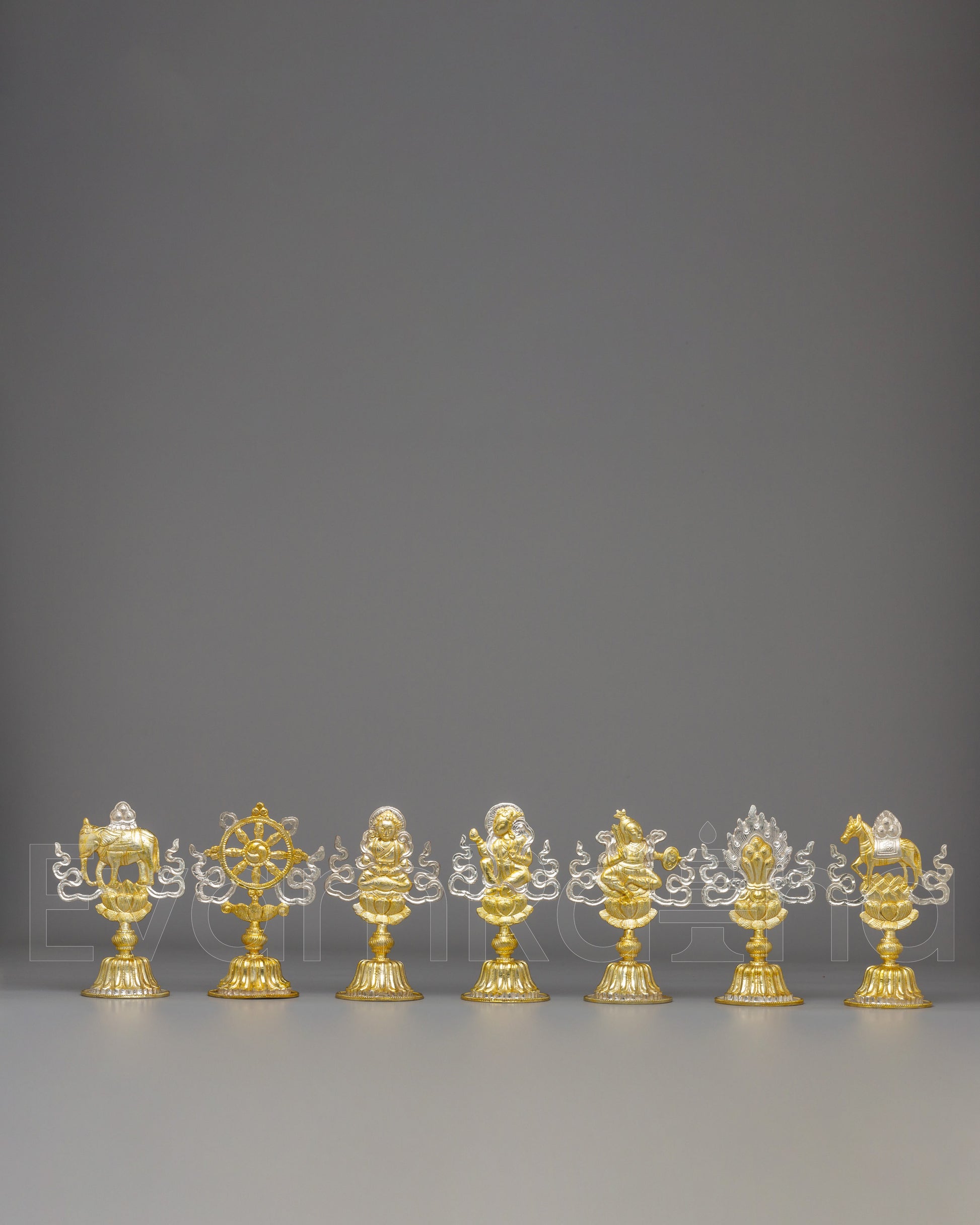 Handmade Chakravartin Possession Statue