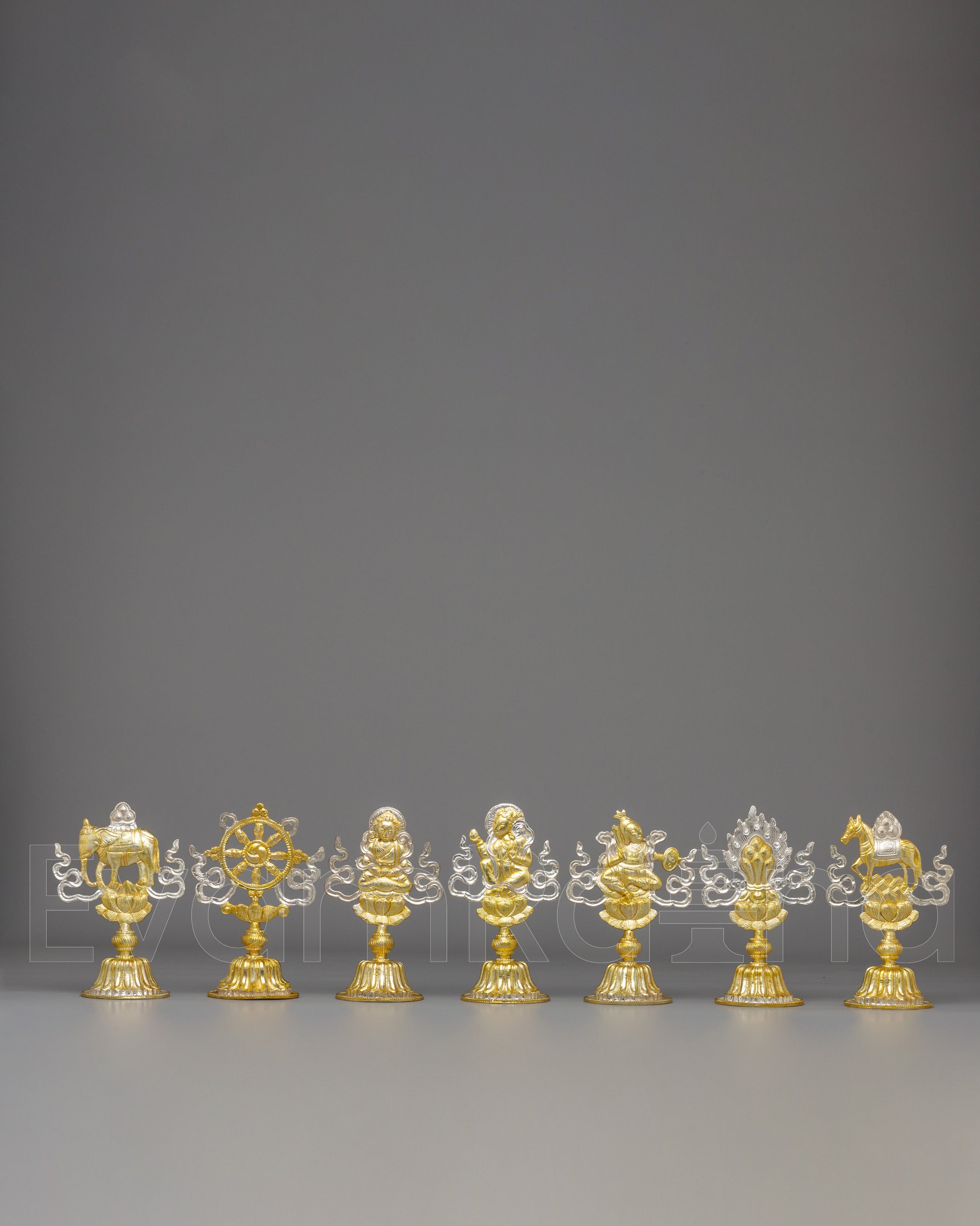 Handmade Chakravartin Possession Statue
