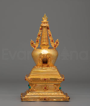 Tibetan Handcrafted Stupa | Symbol of Enlightenment