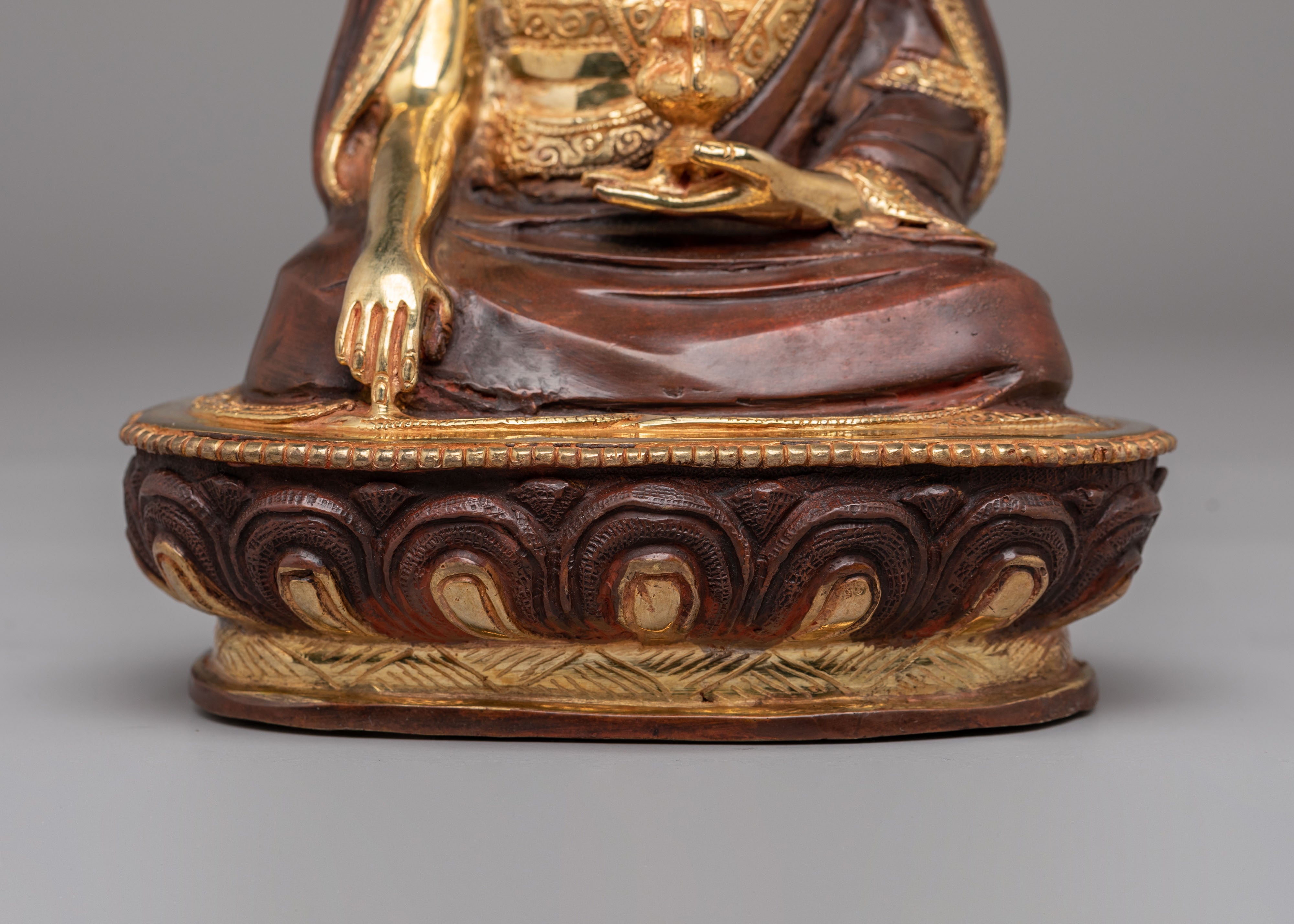 Sacred Traditional Guru Shapdum Statue | A Symbol of Spiritual Wisdom