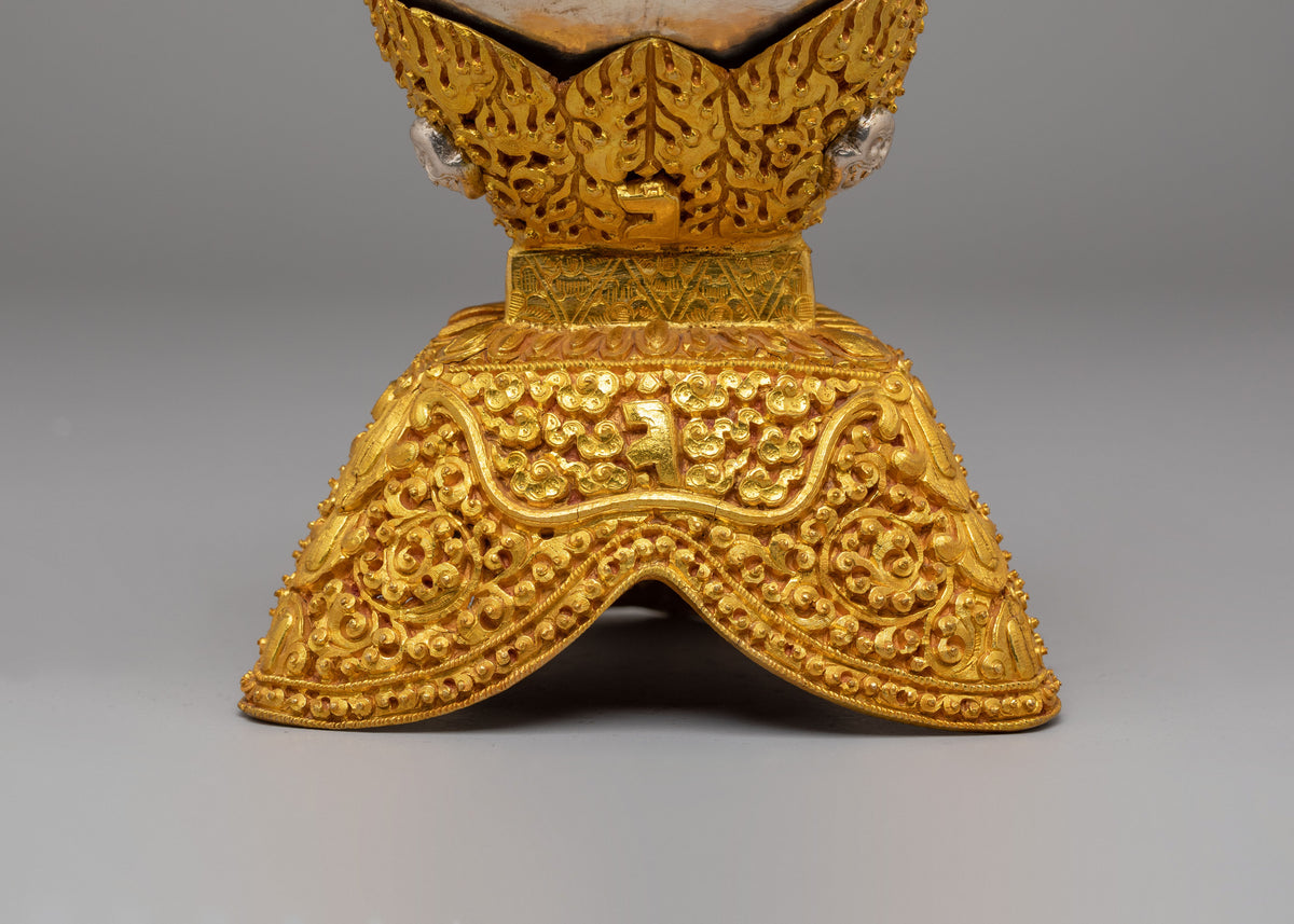 Handcrafted Altar Kapala | Himalayan Altar Vessel