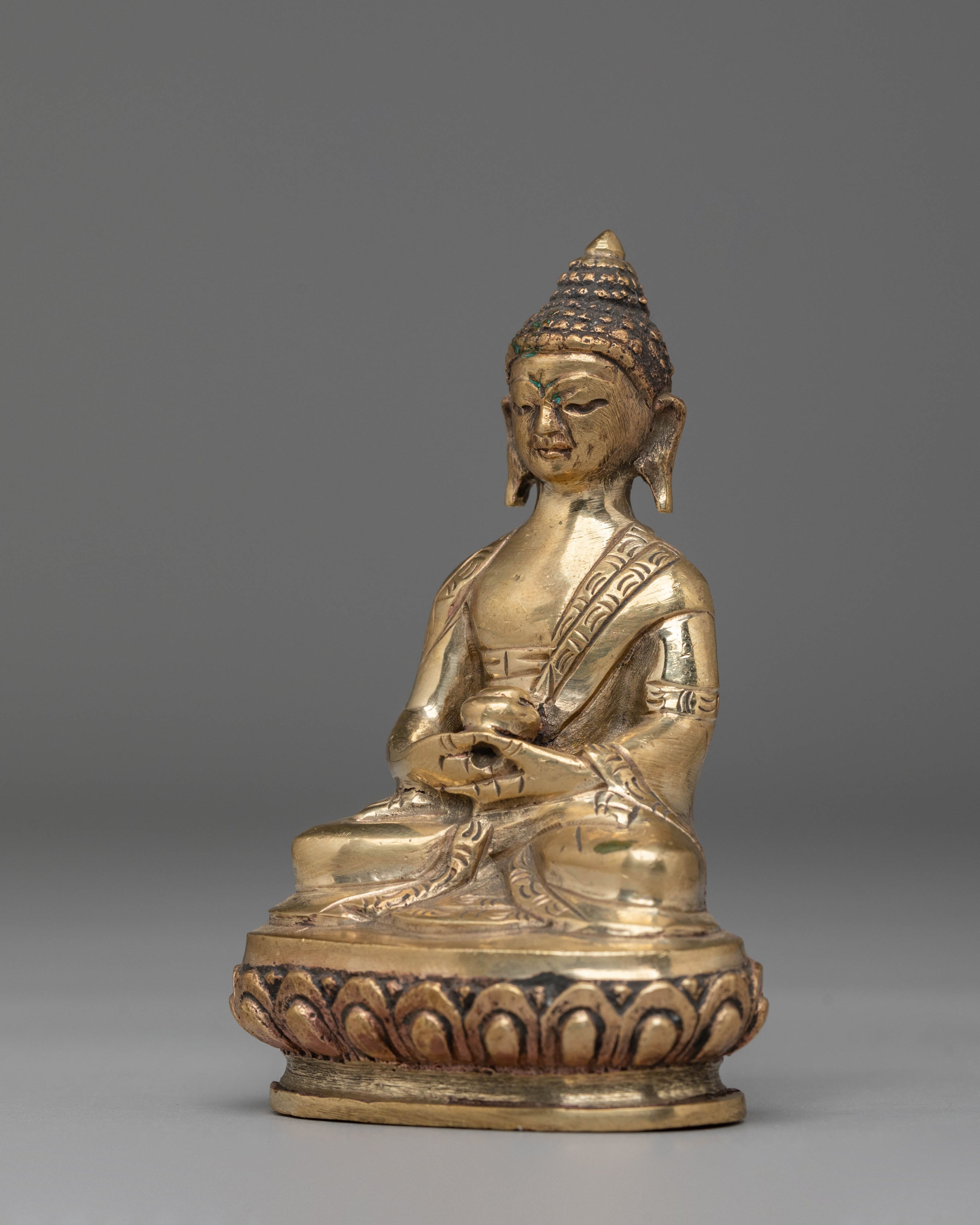 Handcrafted Five-Buddha Set Statue | Spiritual Enlightenment Decor