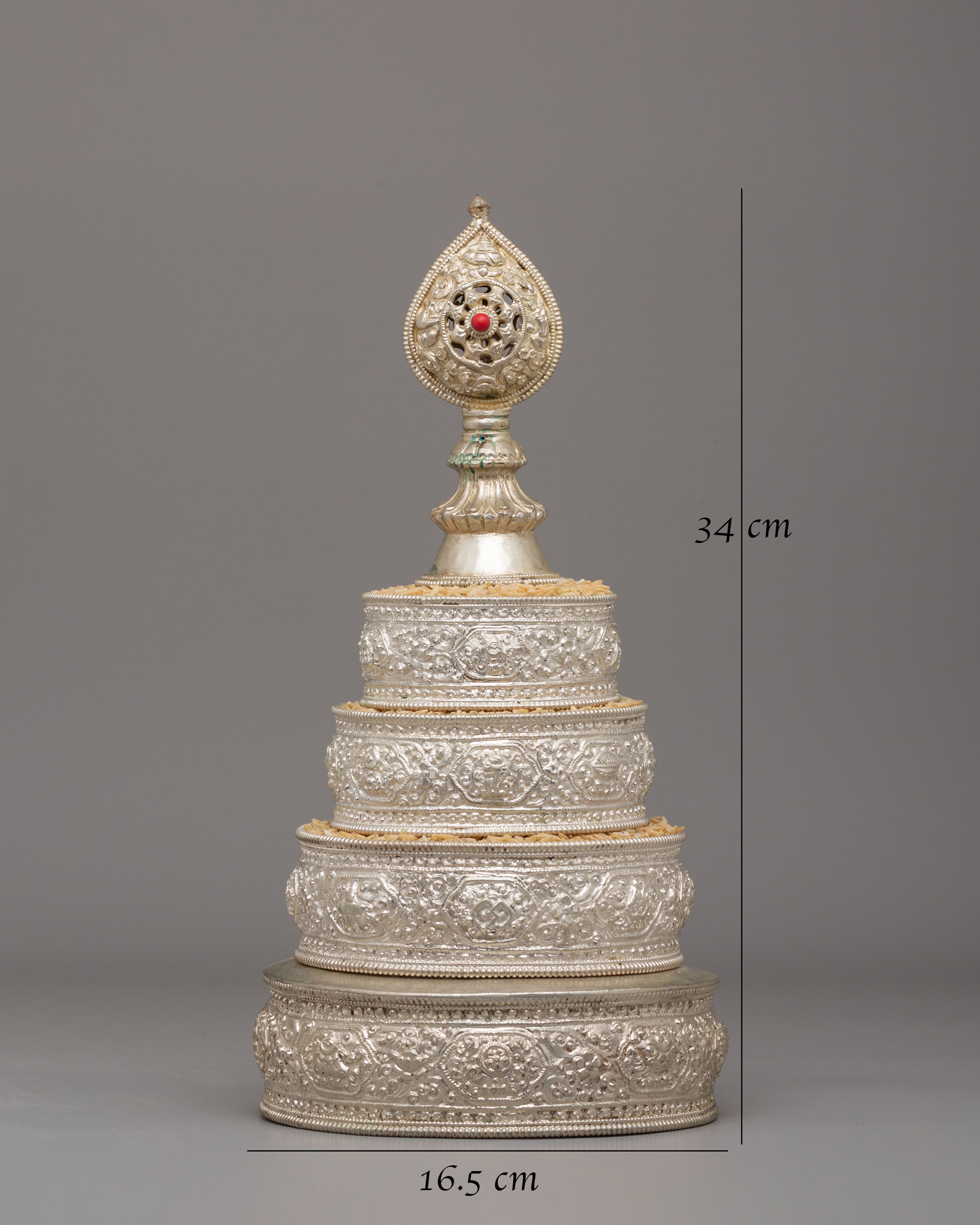 Traditional Buddhist Altar Mandala | Sacred Vajrayana Ritual Object