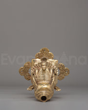 Handcrafted Decorative Dhara | Himalayan Water Flowing Spout