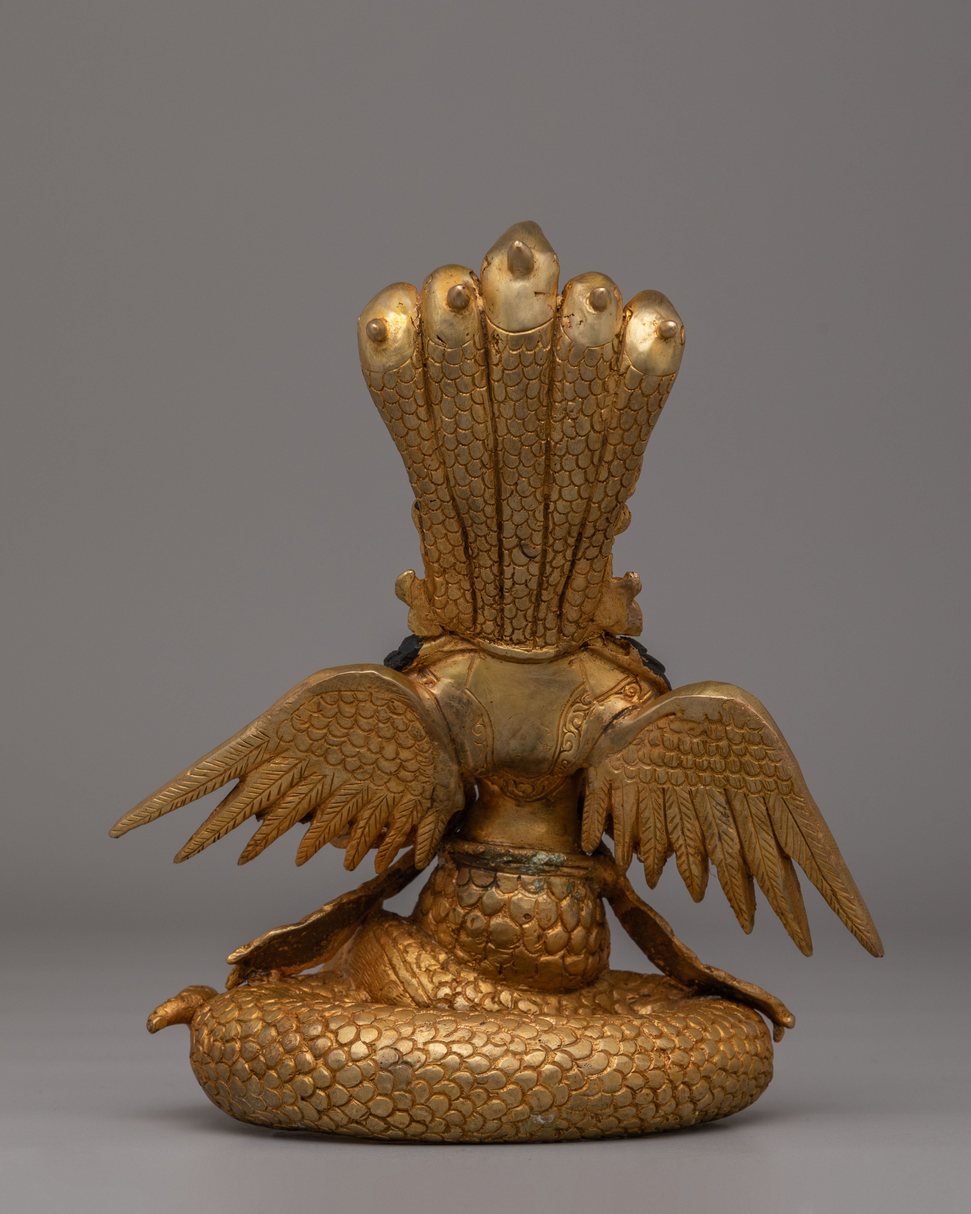 Handmade Nagkanya Deity Statue | Sacred Hindu Deity Art