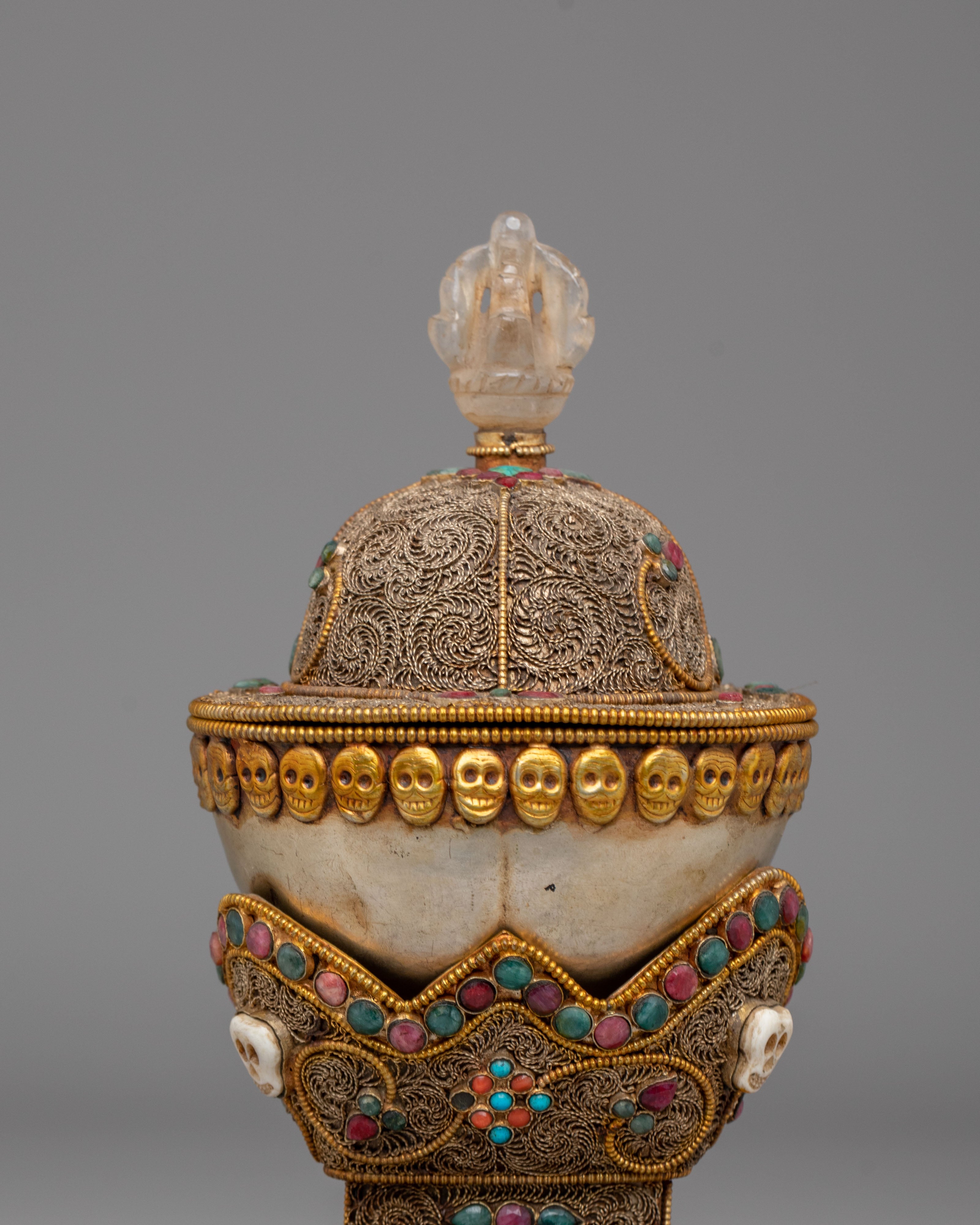 Kapala Buddhist Ritual Vessel | Tibetan Skull Cup