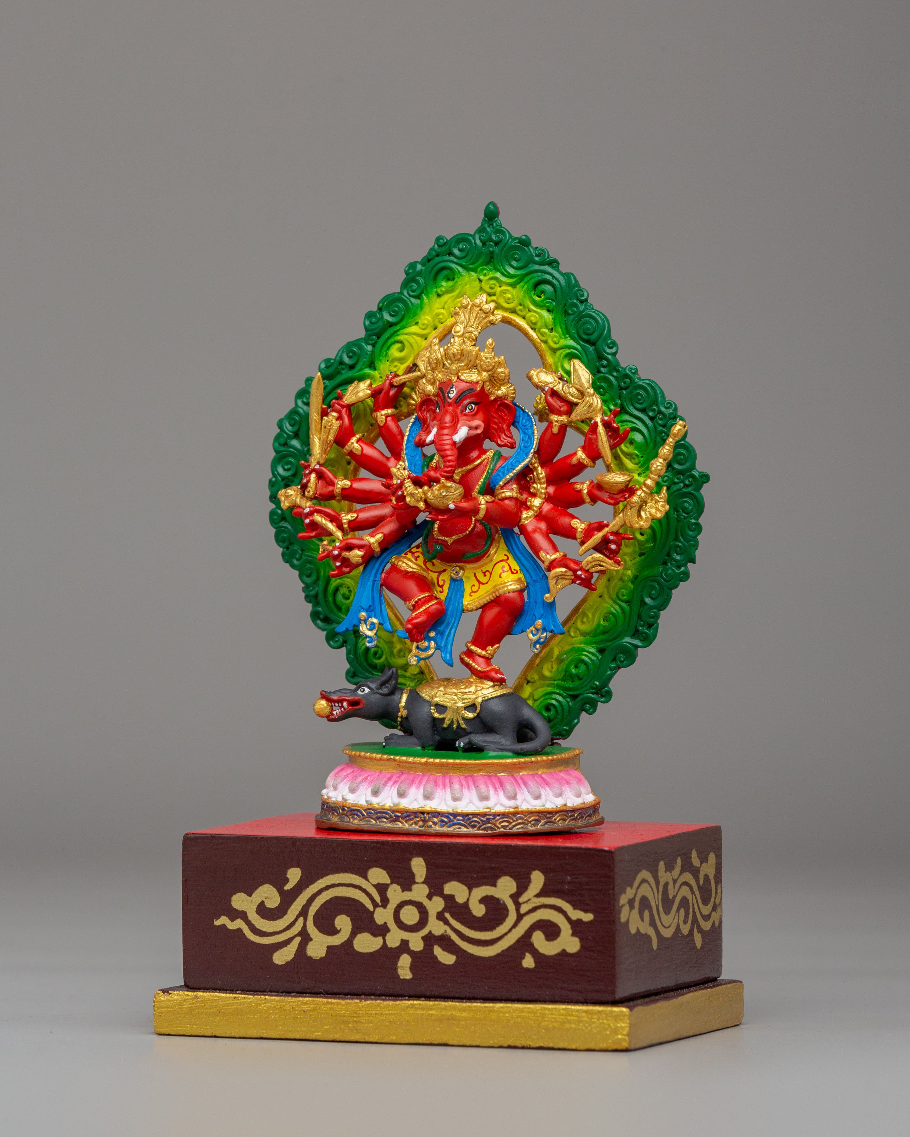 Traditional Ganpati Statue | Hindu Deity Figurine for Home Temple