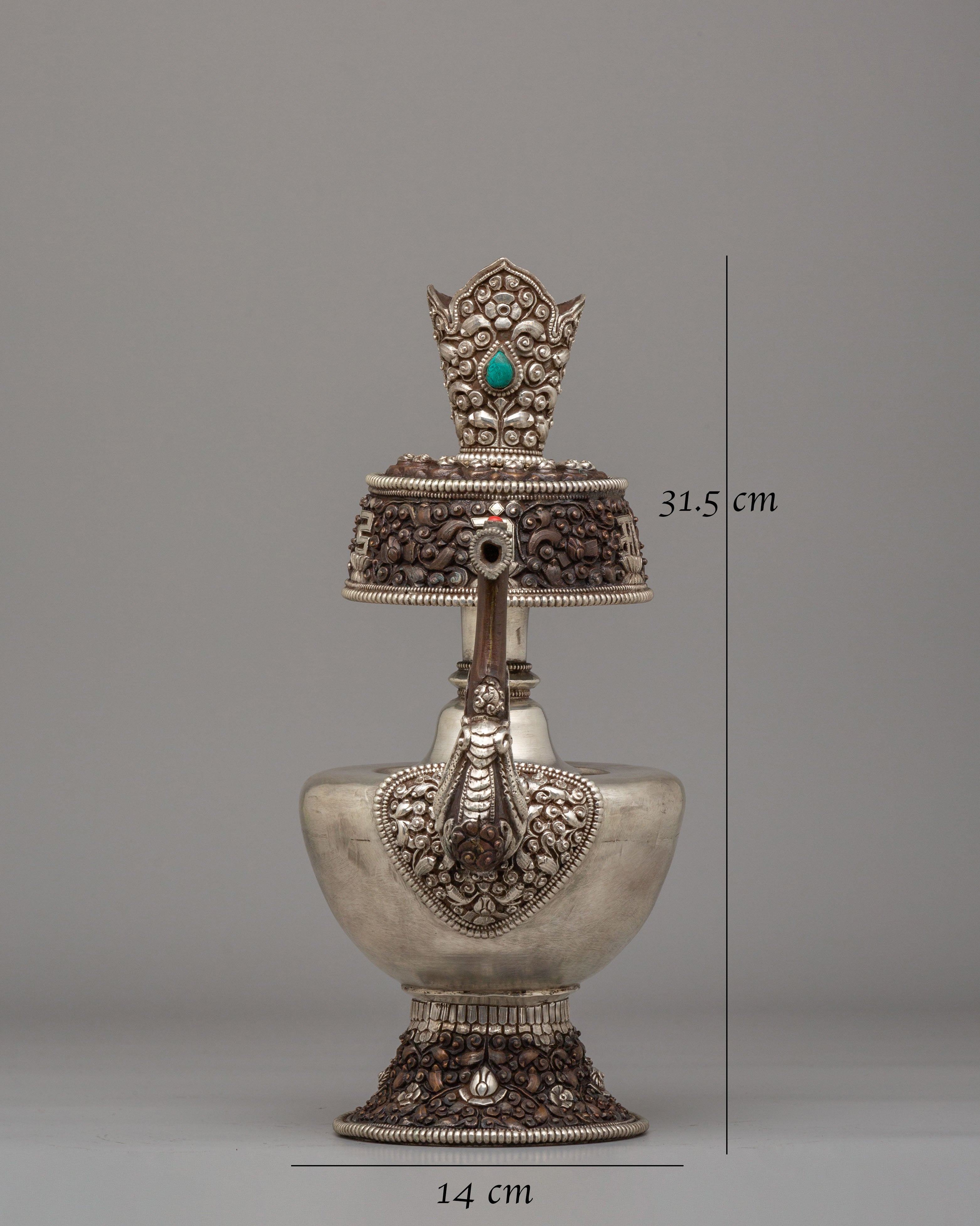 Spiritual Buddhist Ritual Bhumba Set | Sacred Tibetan Water Offerings