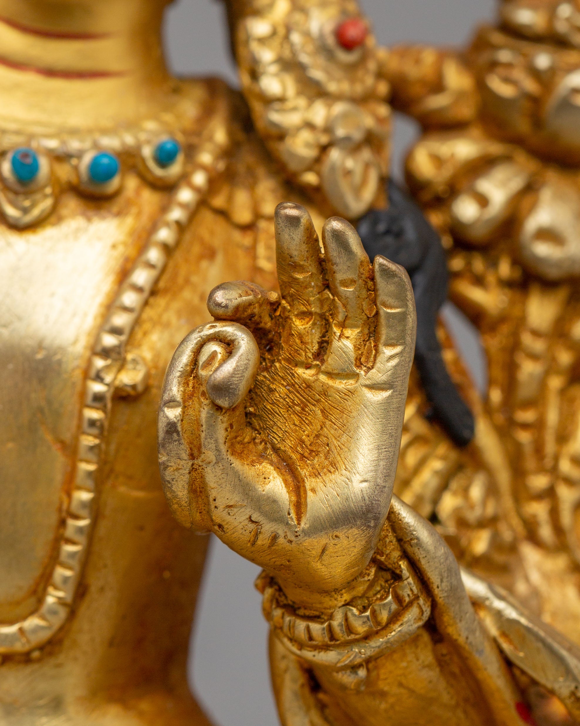 Sacred Bodhisattva Manjushri Statue | Wisdom Sculpture