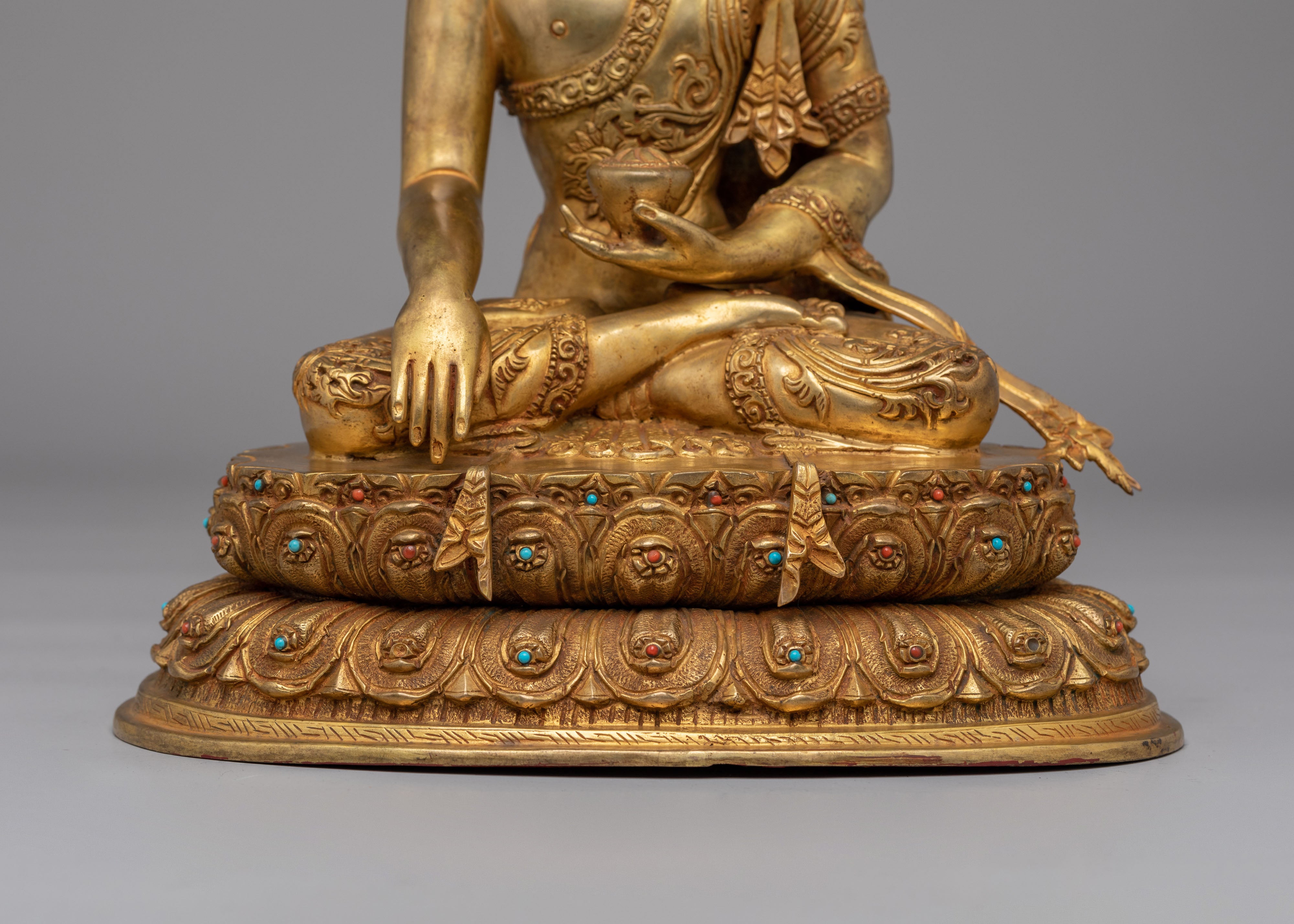 Sacred Ritual Shakyamuni Buddha Statue | Tibetan Enlightenment Figurine